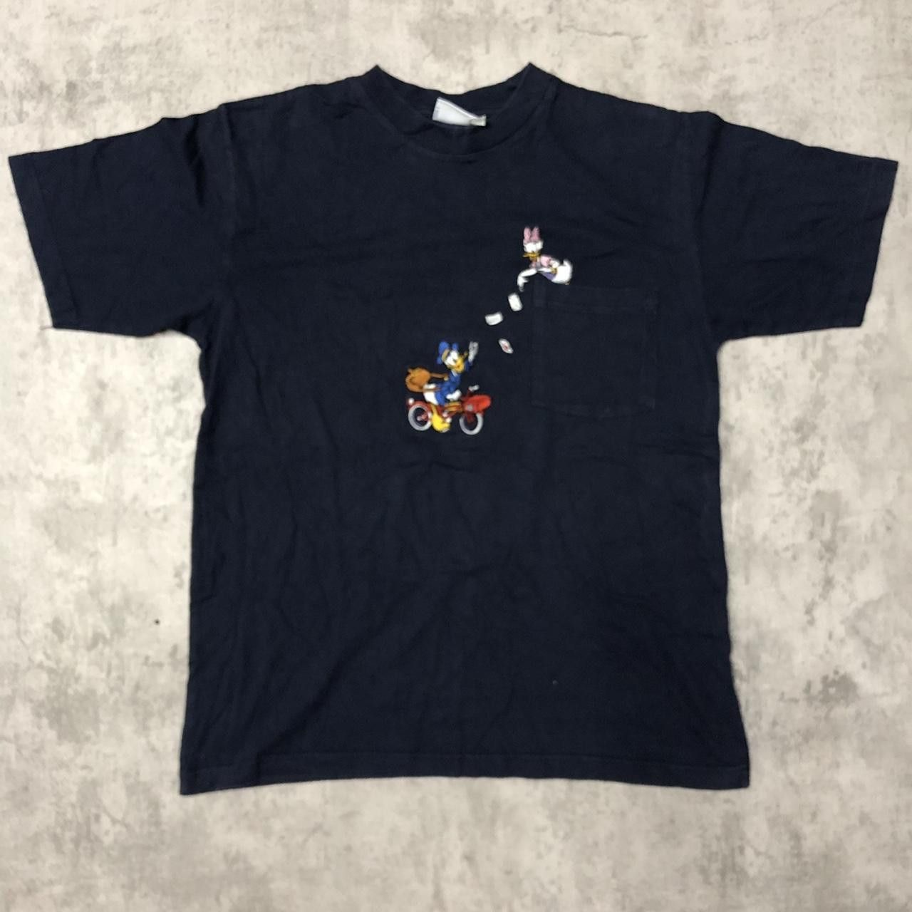 Disney Disney black cotton tee with Mickey and Donald Duck Size US L / EU 52-54 / 3 - 1 Thumbnail