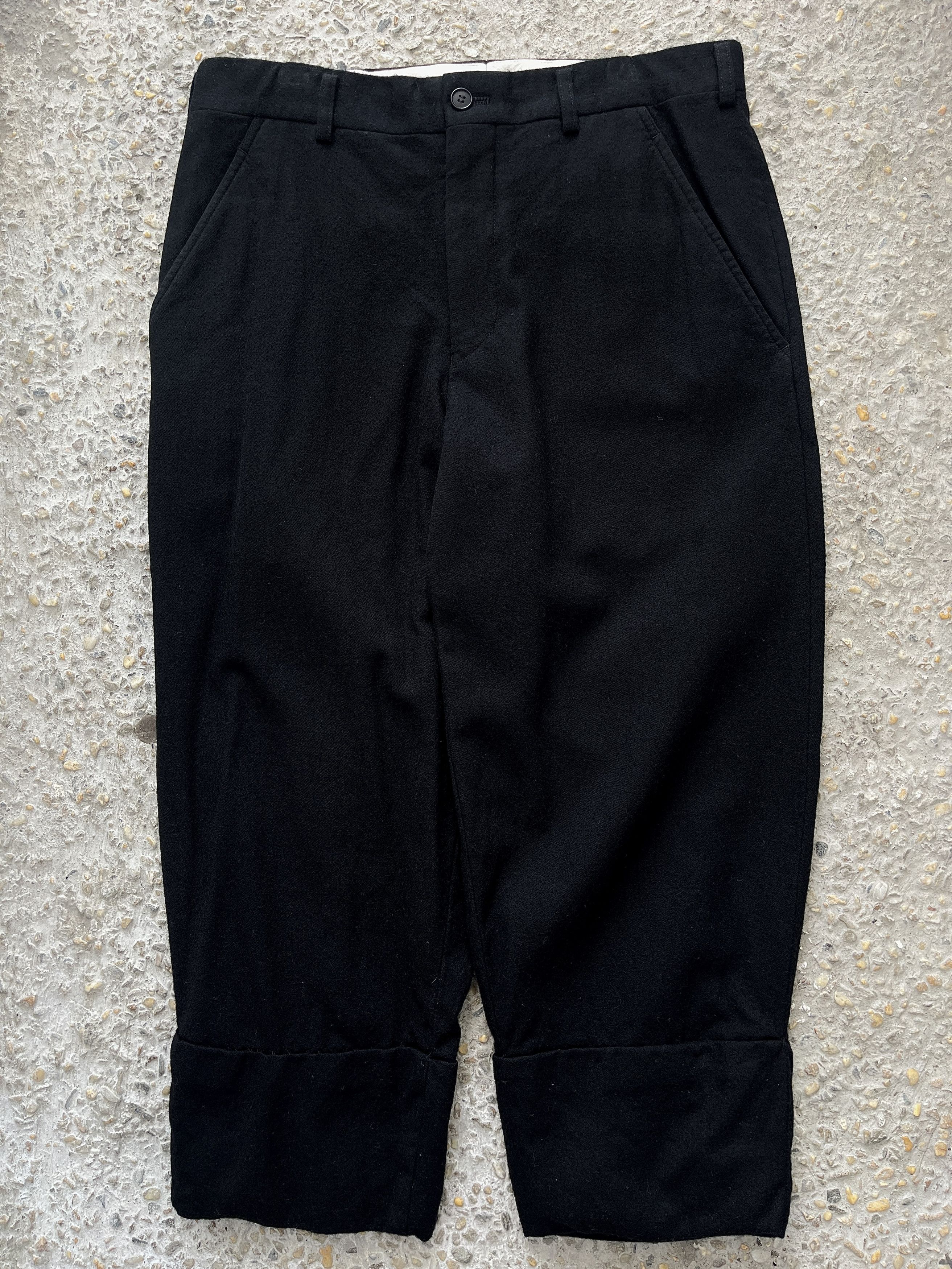 Comme des Garcons Homme Plus FW’12 Wool Cropped Trousers Size US 32 / EU 48 - 1 Thumbnail