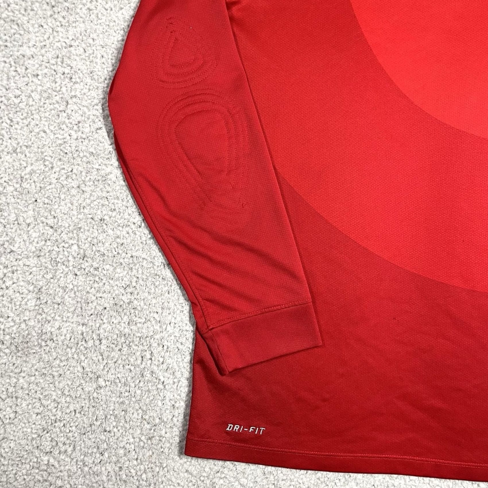 Nike Nike Jersey Mens Small Red Long Sleeve Padded Elbow Goalkeeper Park IV Size US S / EU 44-46 / 1 - 4 Thumbnail