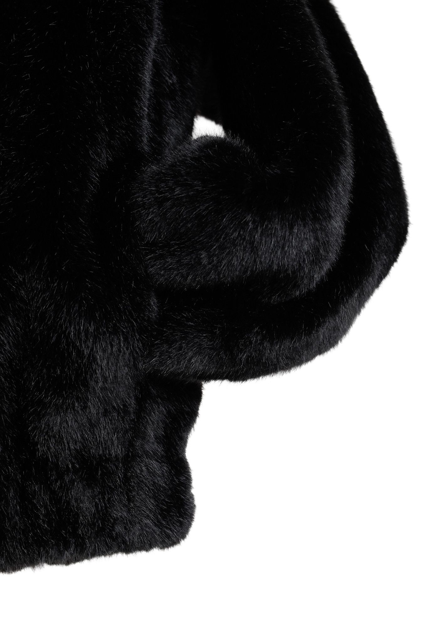Helmut Lang Helmut Lang Black Faux Mink Fur Hooded Bomber Jacket Size XS / US 0-2 / IT 36-38 - 6 Thumbnail