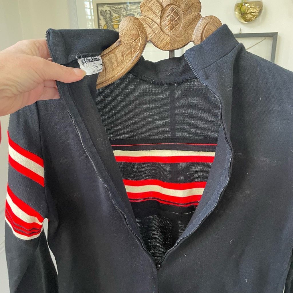 Vintage Vintage 70s Fire Islander Mock Neck Back Zip Top 11/12 M Size M / US 6-8 / IT 42-44 - 4 Thumbnail
