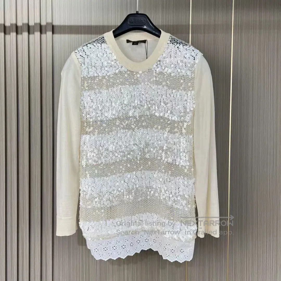 Louis Vuitton Louis Vuitton Sequin Wool Knit Sweater. Size M / US 6-8 / IT 42-44 - 1 Thumbnail