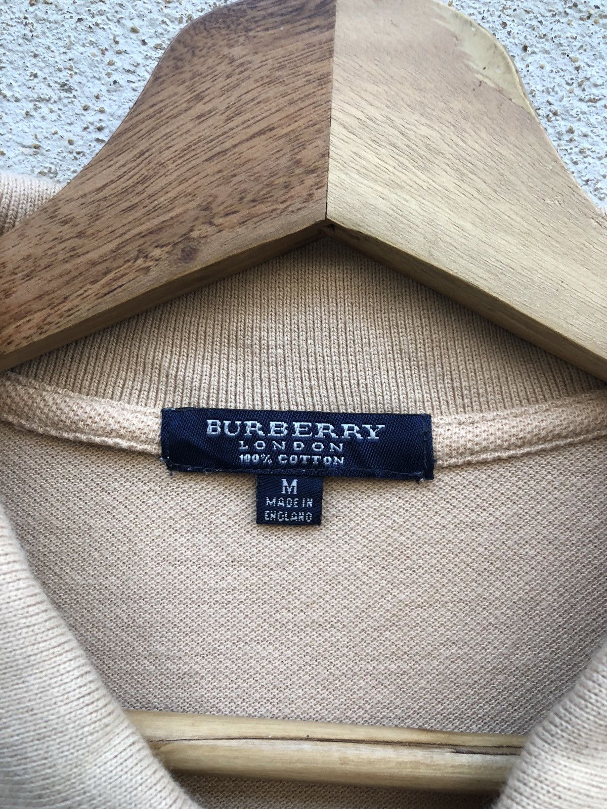 Burberry × Vintage Burberry London Polo-Tee Made In England/Uk Size US M / EU 48-50 / 2 - 3 Thumbnail