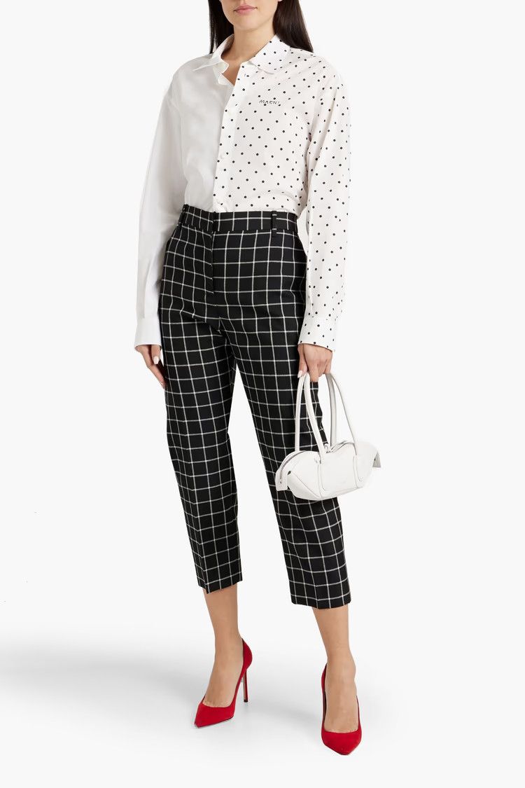 Marni o1y1125 Sweatpant in Black/White Size 27" / US 4 / IT 40 - 2 Thumbnail