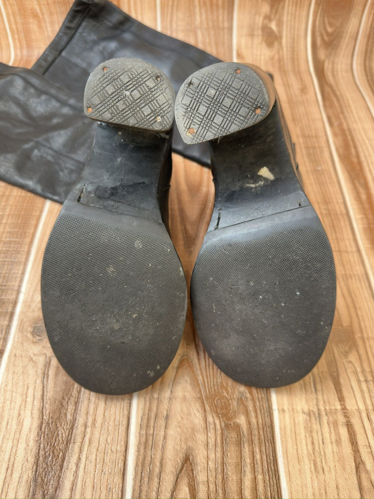 Ann Demeulemeester × Vintage AD black Leather Boots. Size US 6 / IT 36 - 17 Thumbnail