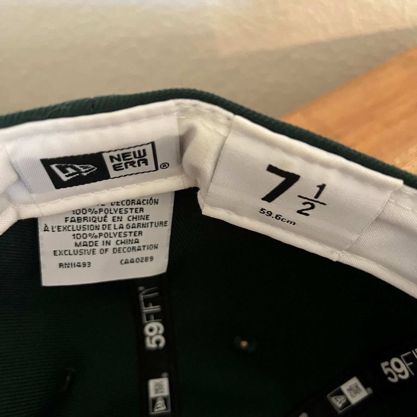 New Era New Era Yankees Cooperstown 1998 World Series Green 7 1/2 Size 40 - 8 Thumbnail