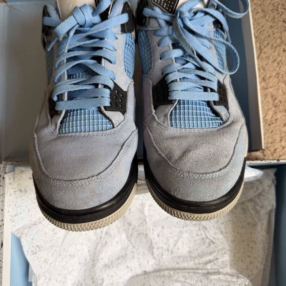 Jordan Brand Jordan 4 Retro University Blue Size US 13 / EU 46 - 4 Thumbnail