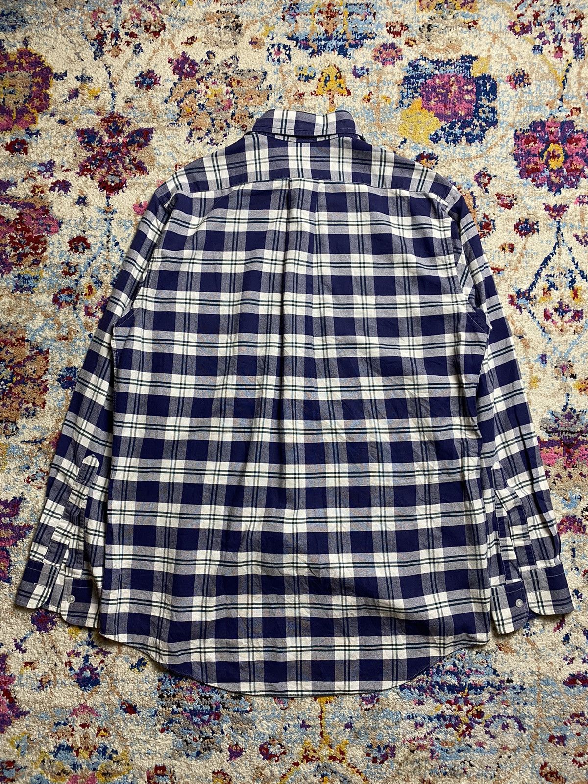 L.L. Bean Vtg 90s LL Bean single needle Button Up Checkered Shirts Size US L / EU 52-54 / 3 - 2 Thumbnail