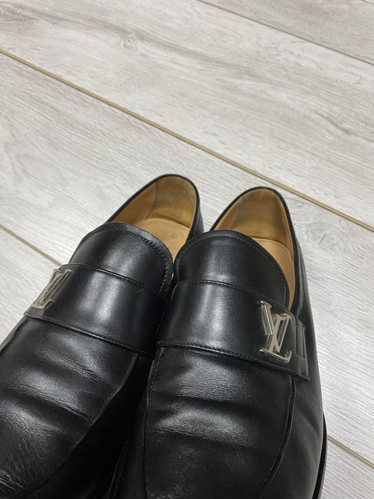 Louis Vuitton Louis Vuitton Saint germain loafer leather LV shoes Size US 8 / EU 41 - 10 Thumbnail
