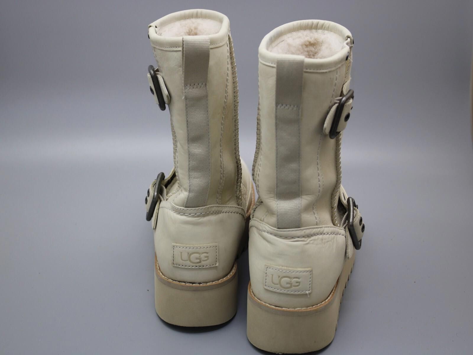 Ugg Genuine UGG Women Punk Chunky Buckle Goth High Ankle Boots Size US 8 / IT 38 - 4 Thumbnail