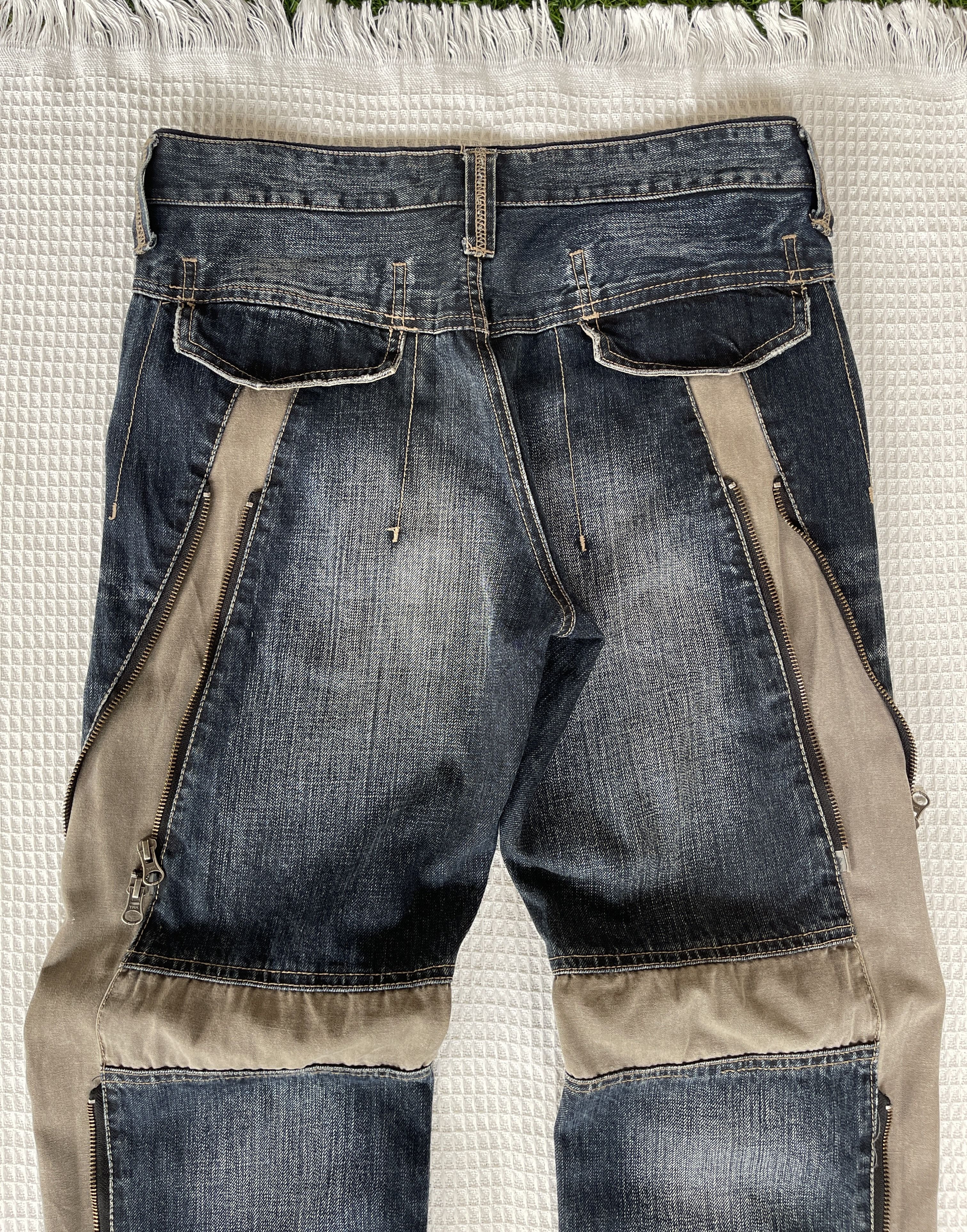 PPFM ’90s🔥PPFM🔥Bondage Hybrid Cargo Pants Zipper Clad Size US 33 - 12 Thumbnail