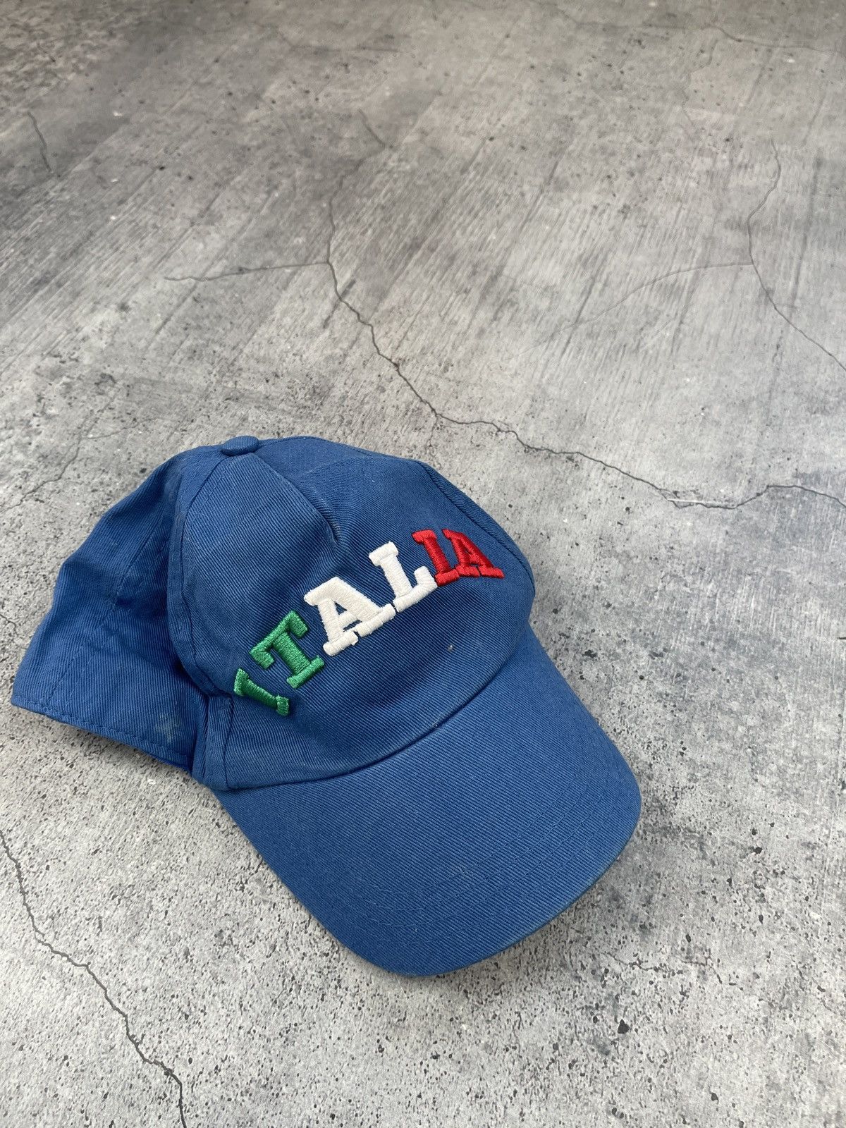 Drain Gang × S4LEM × Vintage Italia Blue Hat Cap Size ONE SIZE - 4 Thumbnail