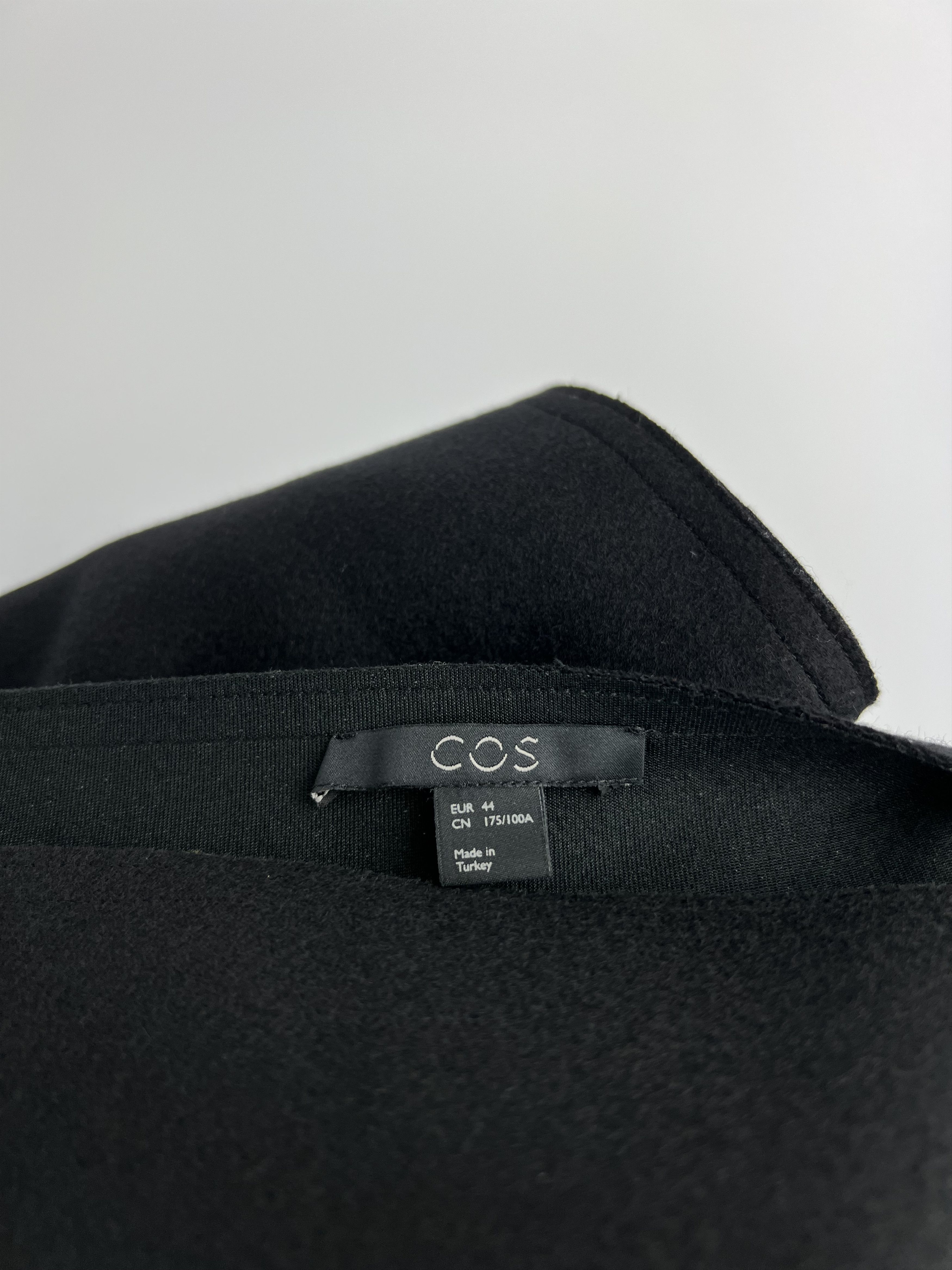 Cos COS Black Wool/Cashmere Pocket Short Dress Size EU44 Size XL / US 12-14 / IT 48-50 - 5 Thumbnail