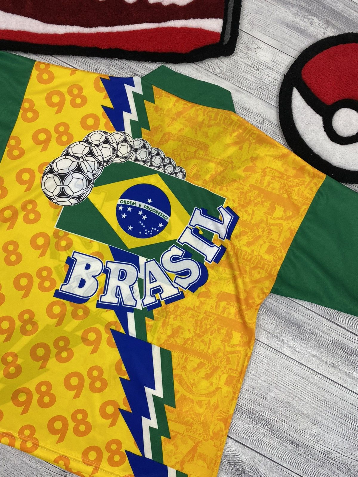 Vintage Vintage Faspen Brasil football soccer jersey Size US XL / EU 56 / 4 - 7 Thumbnail