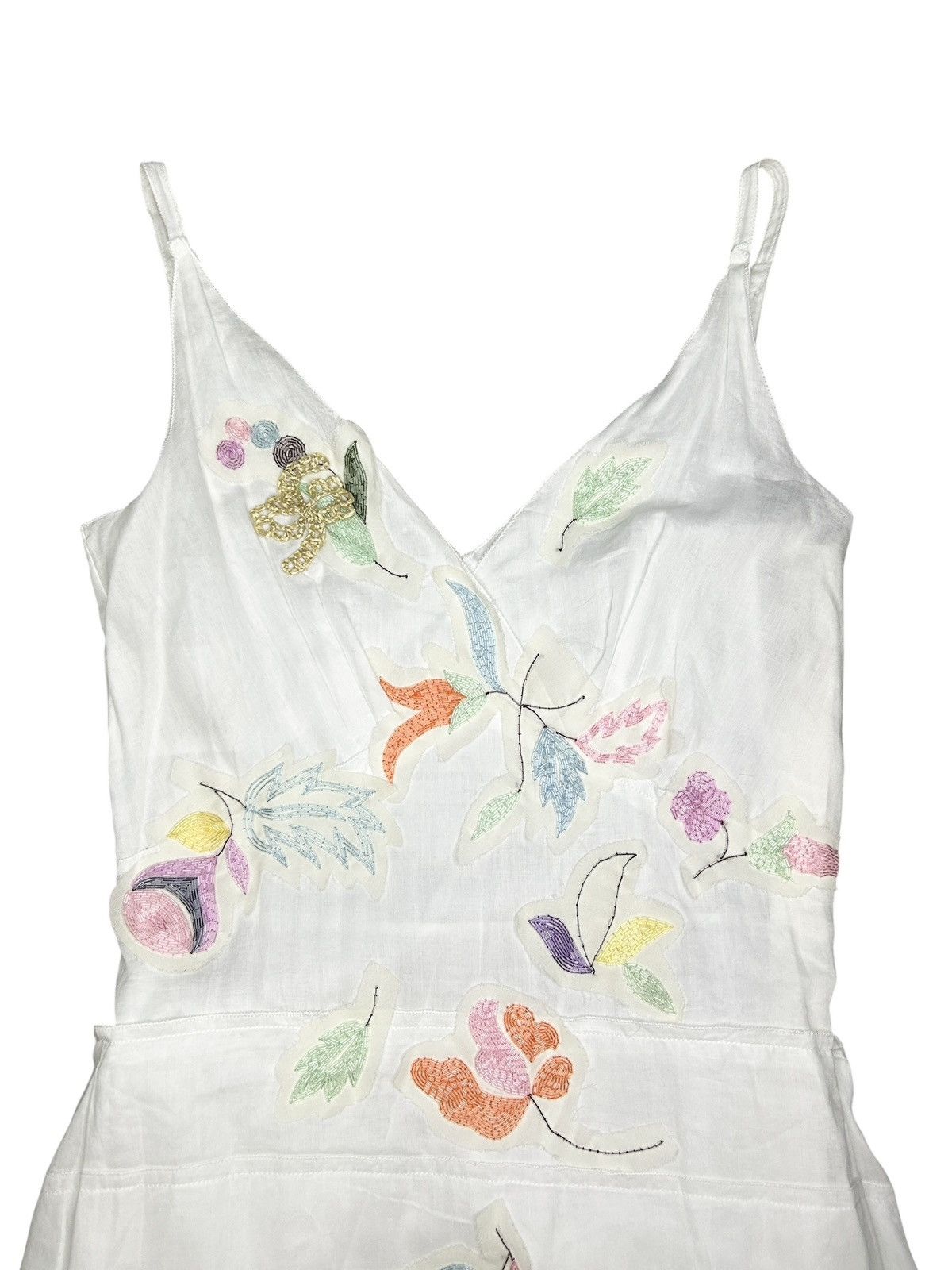 Prada 2004 Beaded Floral Dress Size S / US 4 / IT 40 - 5 Thumbnail