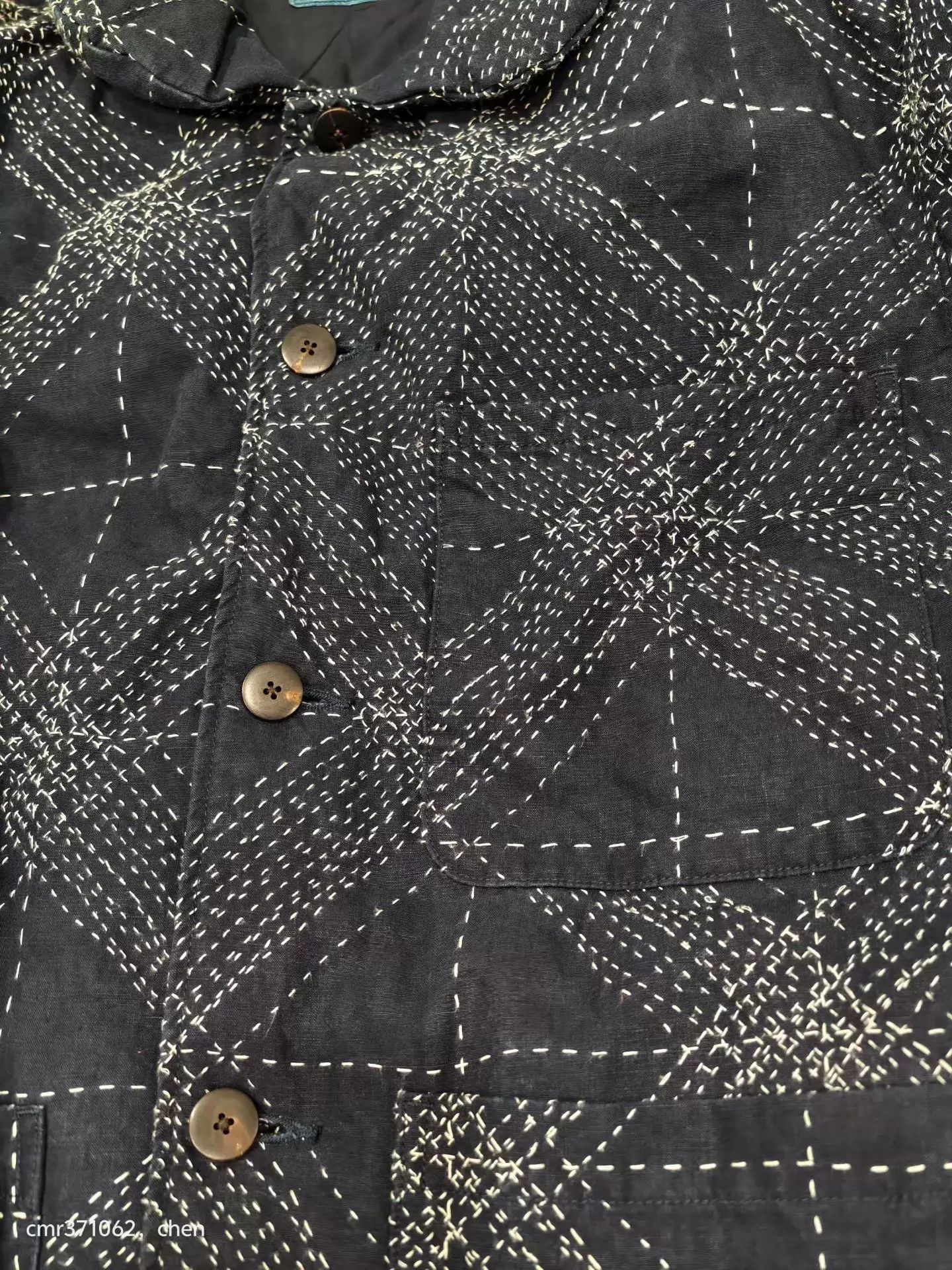 Visvim VISVIM NEVERLAND SASHIKO DOWN JKT 95 Nw dk indigo 3 Size US L / EU 52-54 / 3 - 4 Thumbnail
