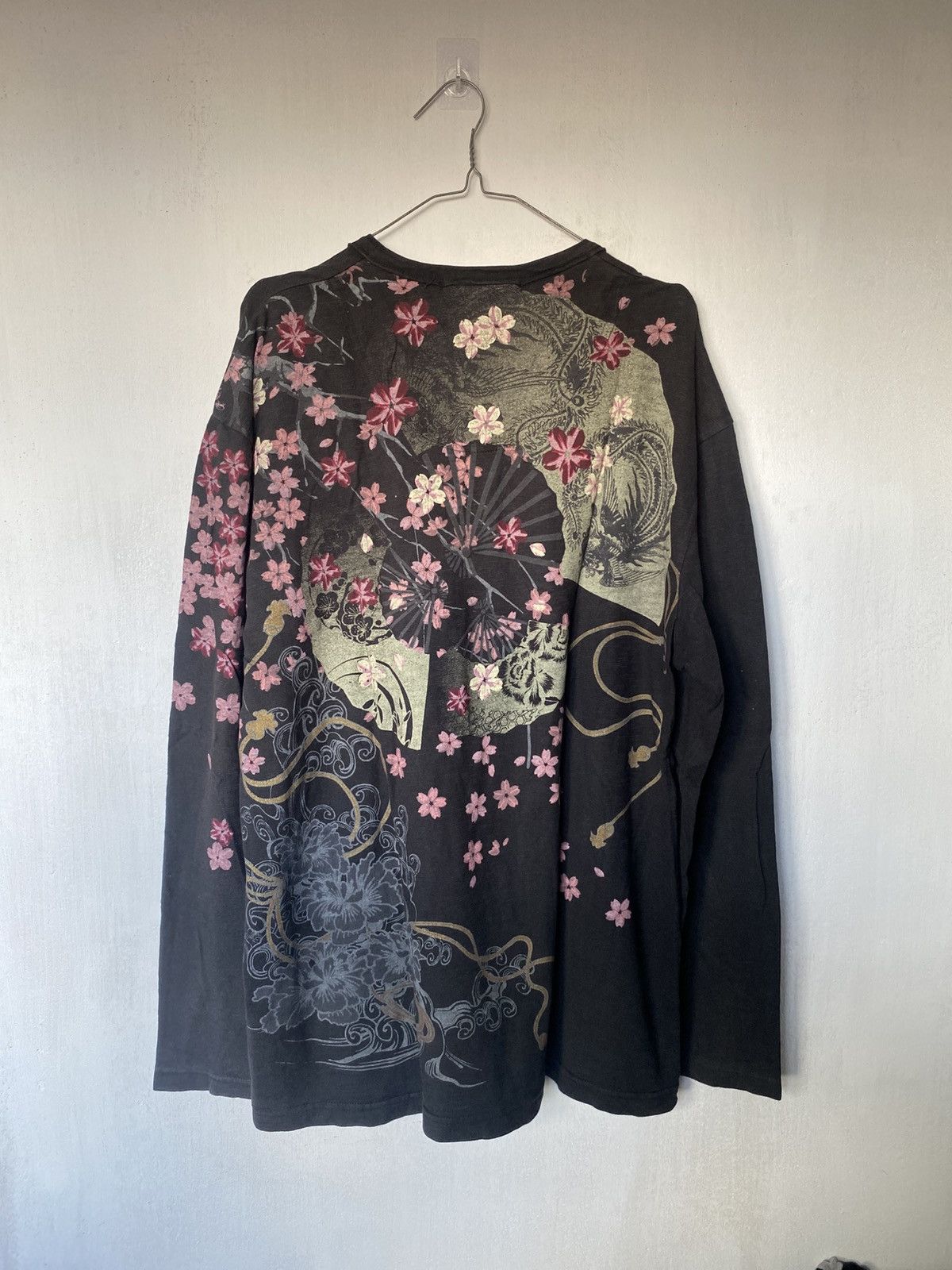 Hysteric Glamour × If Six Was Nine × Japanese Brand Sukajan Karakuri Sakura Embroidery Longsleeve Size US L / EU 52-54 / 3 - 1 Thumbnail