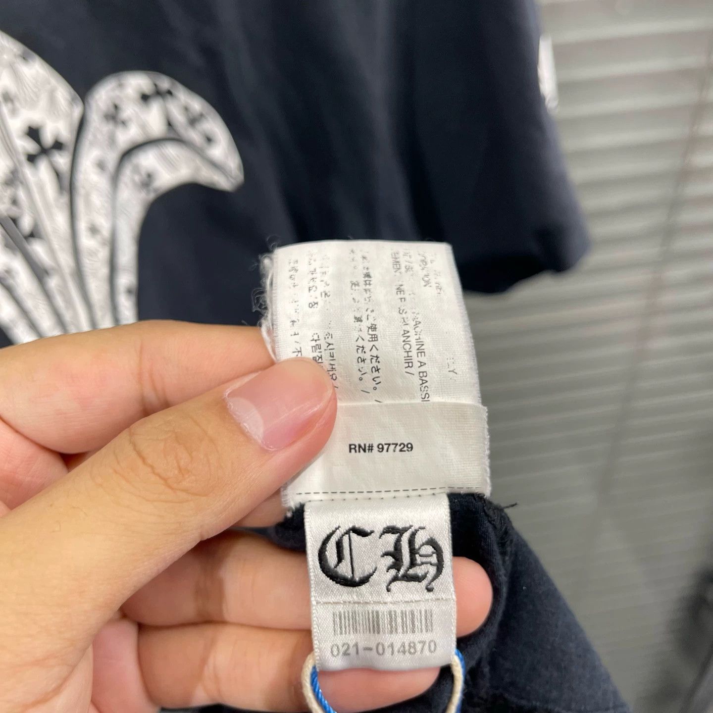 Chrome Hearts Chrome Hearts Black Scroll Scout Flower Short Sleeve Tee M Size US M / EU 48-50 / 2 - 8 Thumbnail