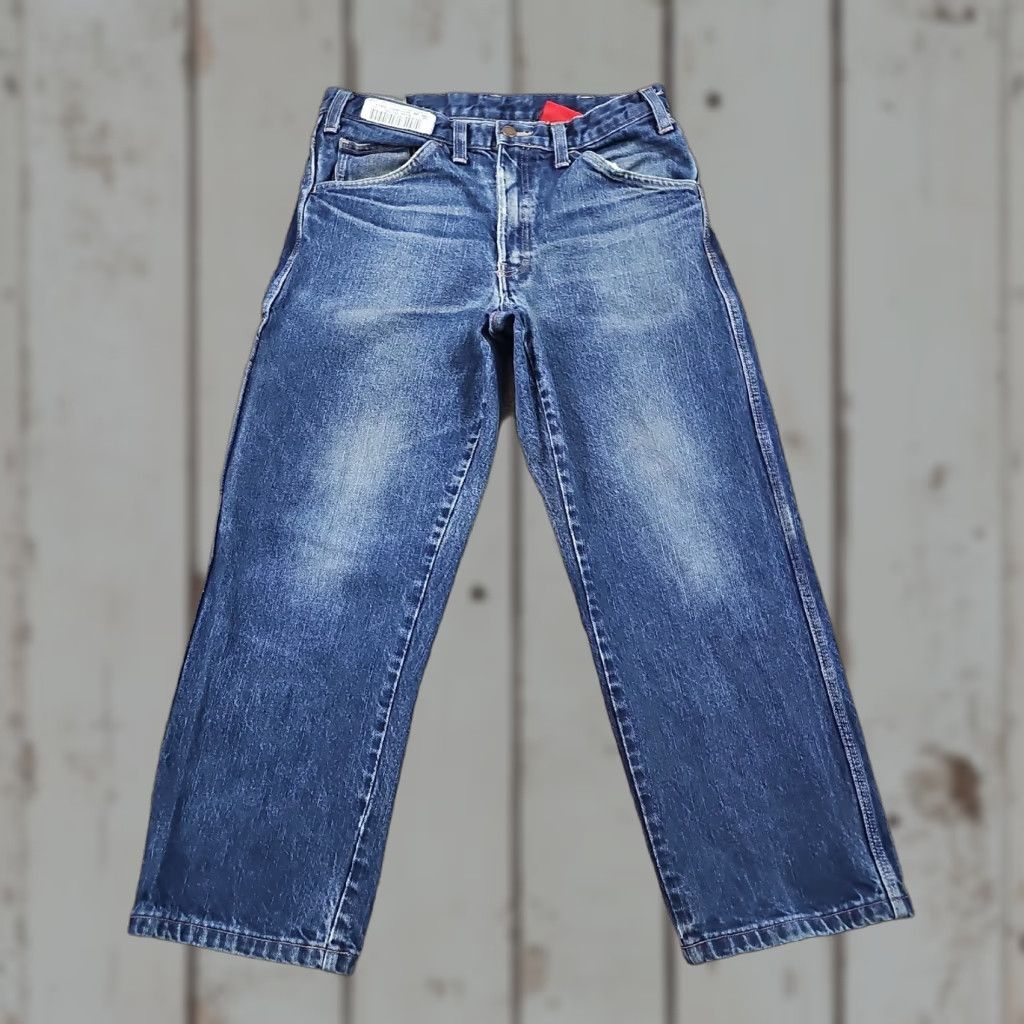 Dickies Dickies Jeans Mens 32 Straight Dark Wash FR Flame Resistant Relaxed Workwear Size US 30 / EU 46 - 1 Thumbnail