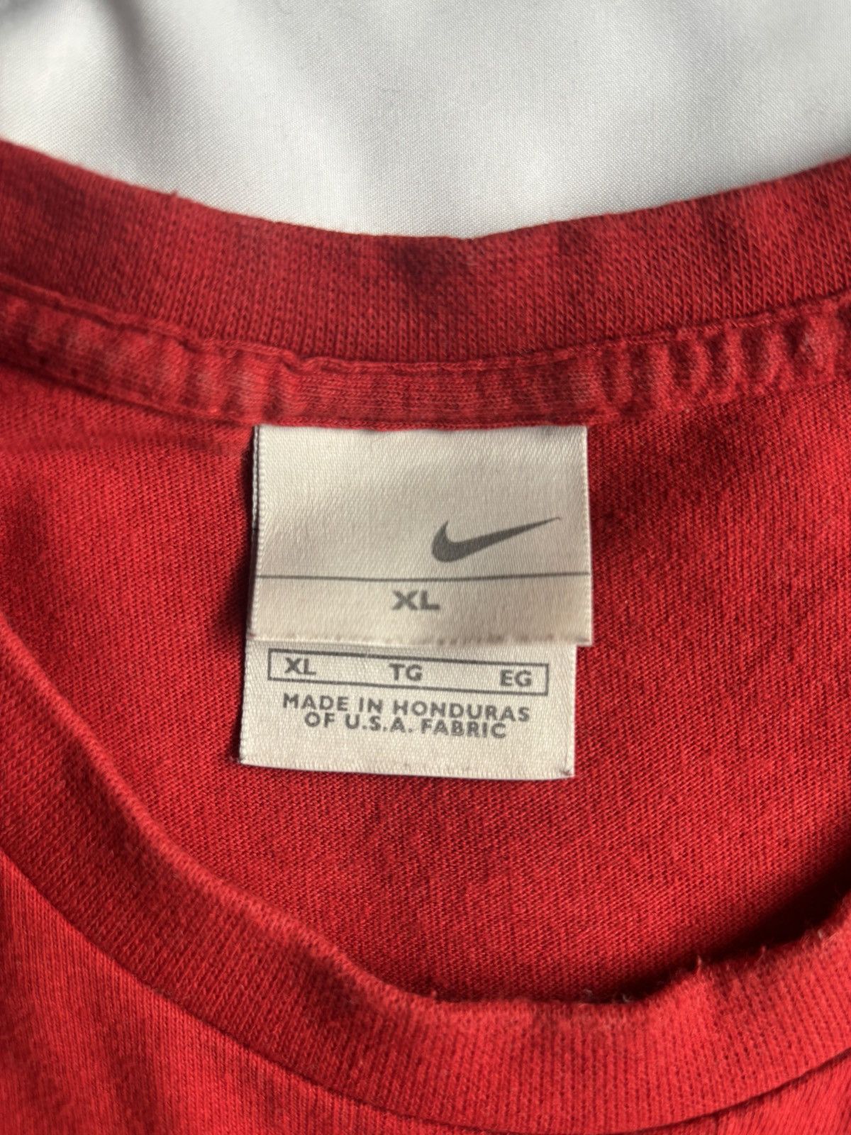 Nike Nike Red T-Shirt US XL Size US XL / EU 56 / 4 - 4 Thumbnail