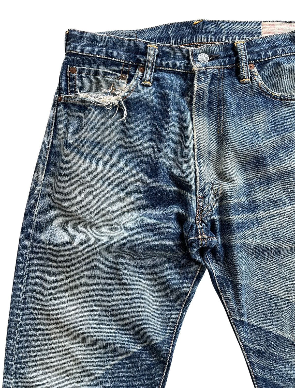 Evisu Vintage Evisu Daicock Distressed Selvedge Denim Size US 32 / EU 48 - 8 Thumbnail