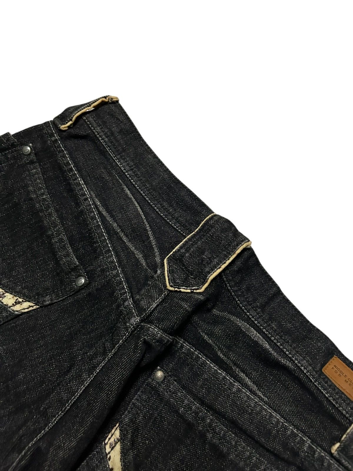 If Six Was Nine × Le Grande Bleu (L.G.B.) × Nicole Club Nicole Club For Men Rare Japanese Punk Style Denim 🎌☠️☠️ Size US 31 - 15 Thumbnail