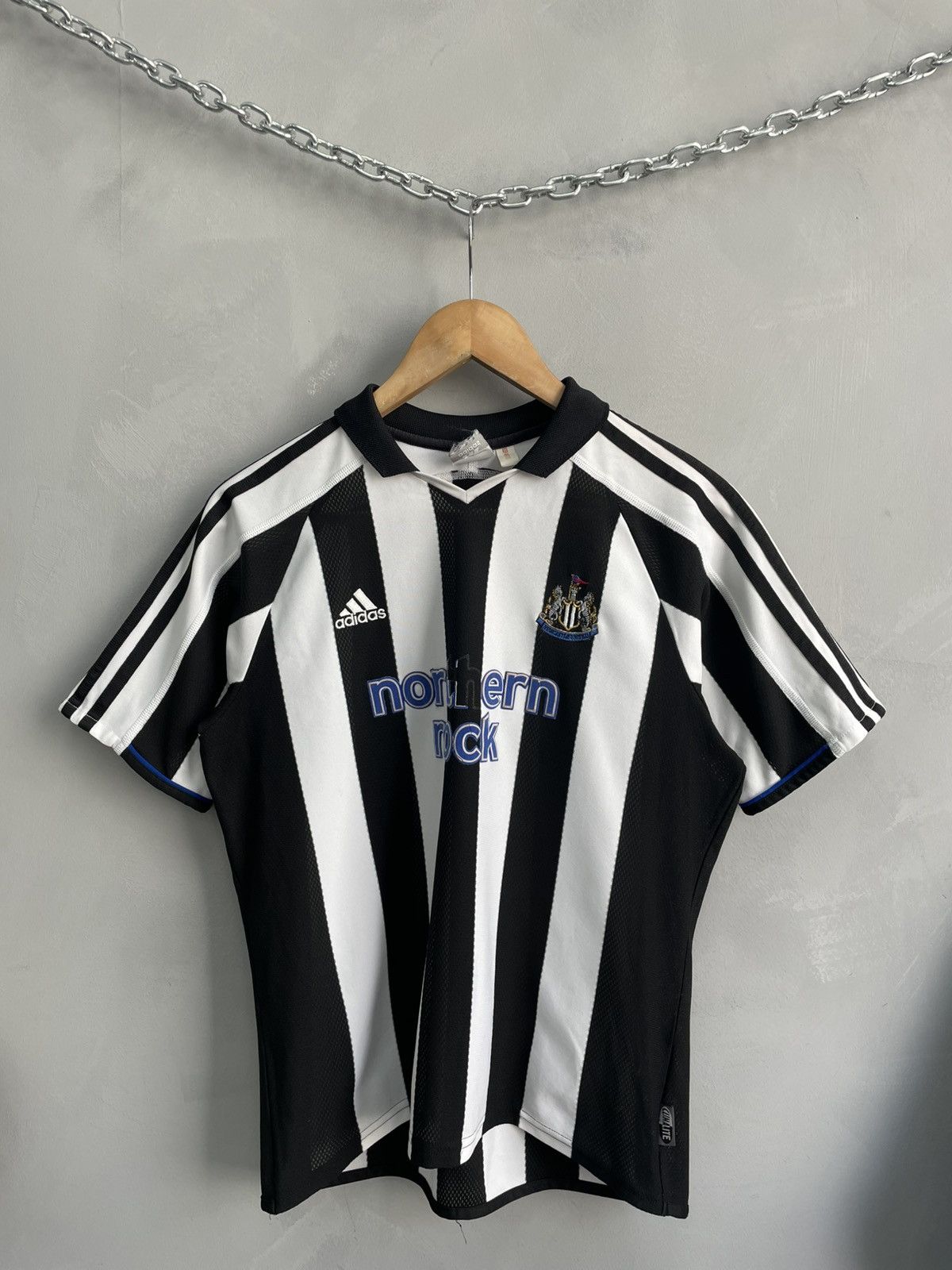 Adidas Rare soccer jersey New castle adidas y2k blokecore 2002 Size US S / EU 44-46 / 1 - 1 Thumbnail