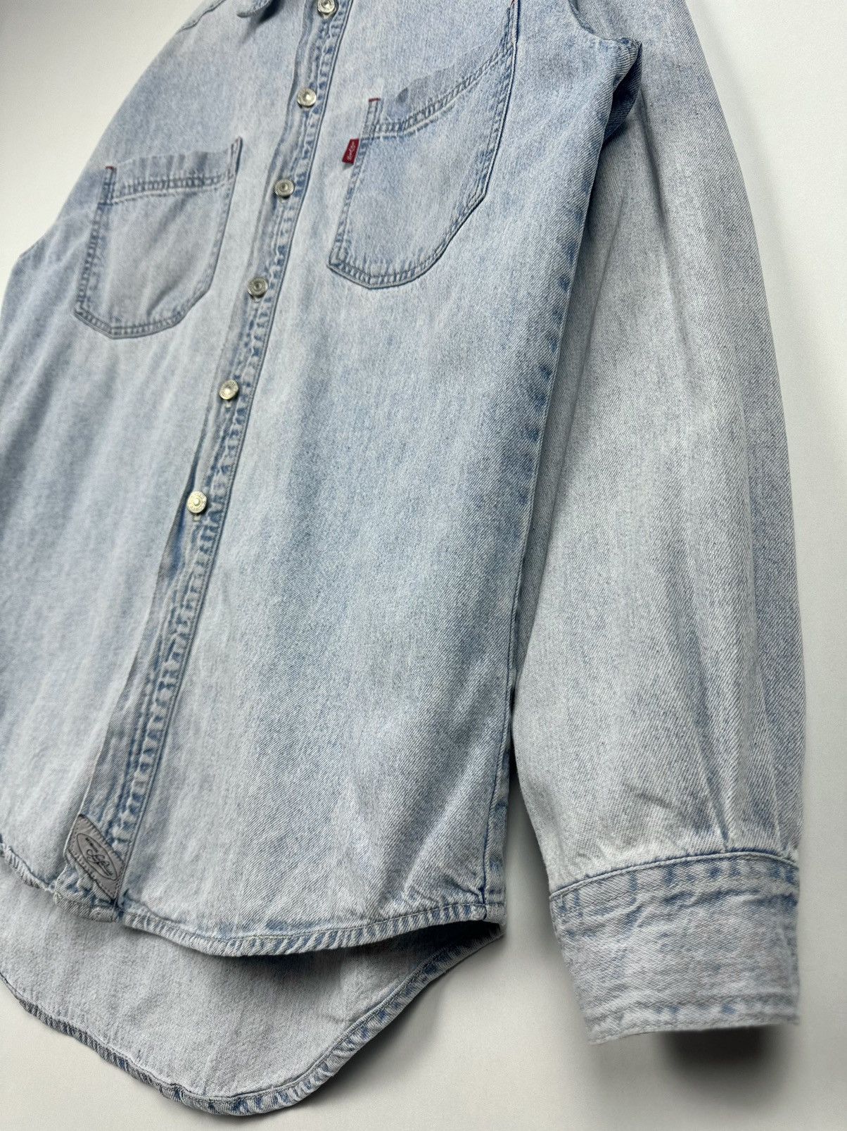 Levi's Levi’s Oversized Long Sleeve Denim Shirt Size US S / EU 44-46 / 1 - 5 Thumbnail