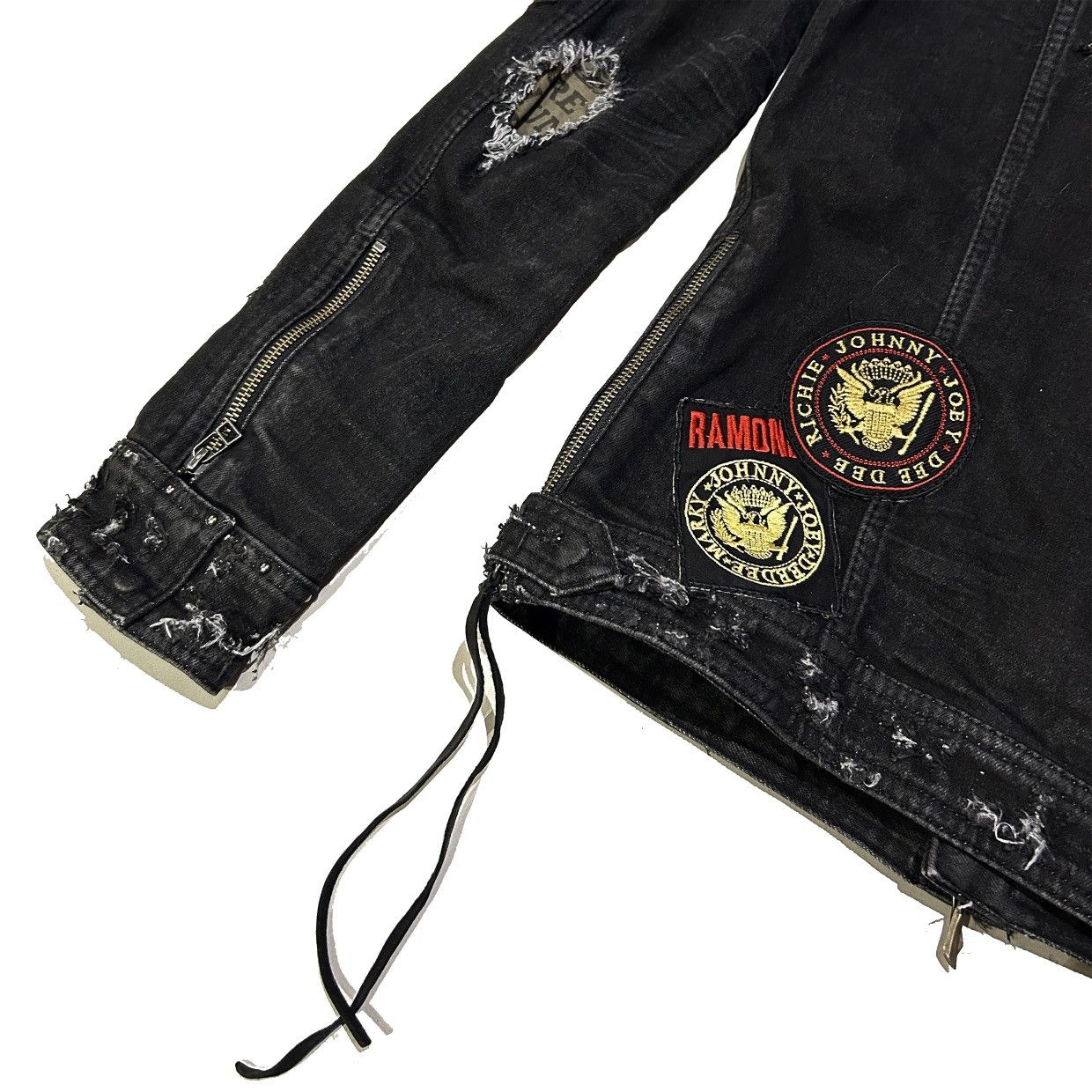 14th Addiction 14th Addiction Vintage Black Denim Jacket Size US S / EU 44-46 / 1 - 4 Thumbnail