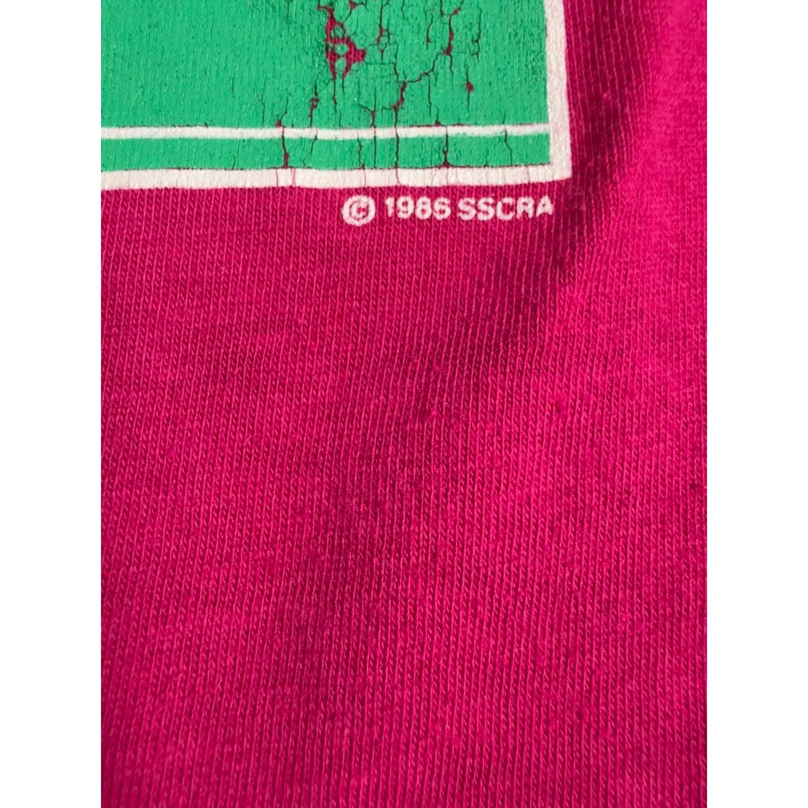 Hanes Vtg 1986 Steamboat Racing T-Shirt Ford Shelby Hanes Sz L Size US L / EU 52-54 / 3 - 3 Thumbnail