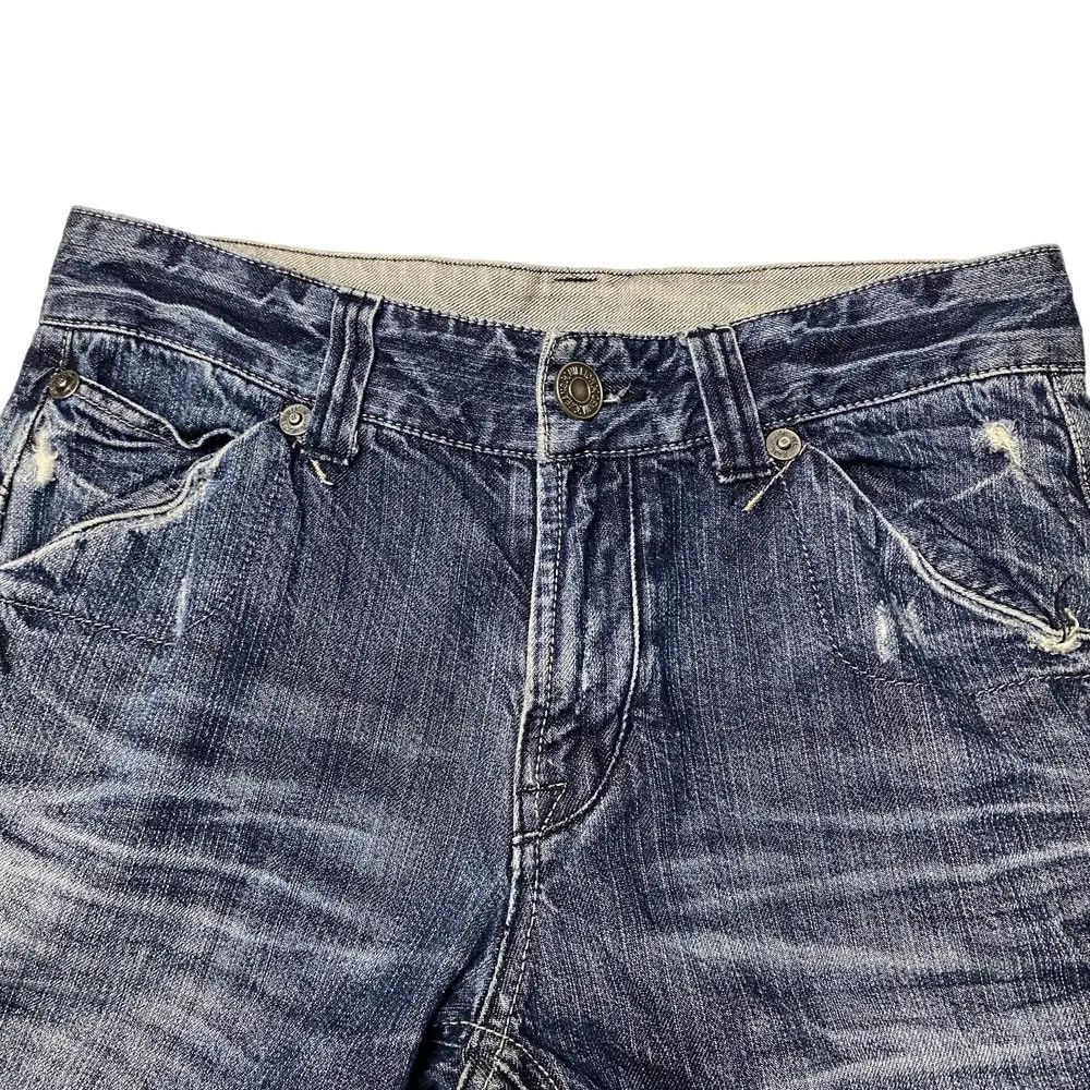 Hysteric Glamour 2000's Hillion Flared Seawash Hirako Stitch Jeans Size US 31 - 4 Thumbnail