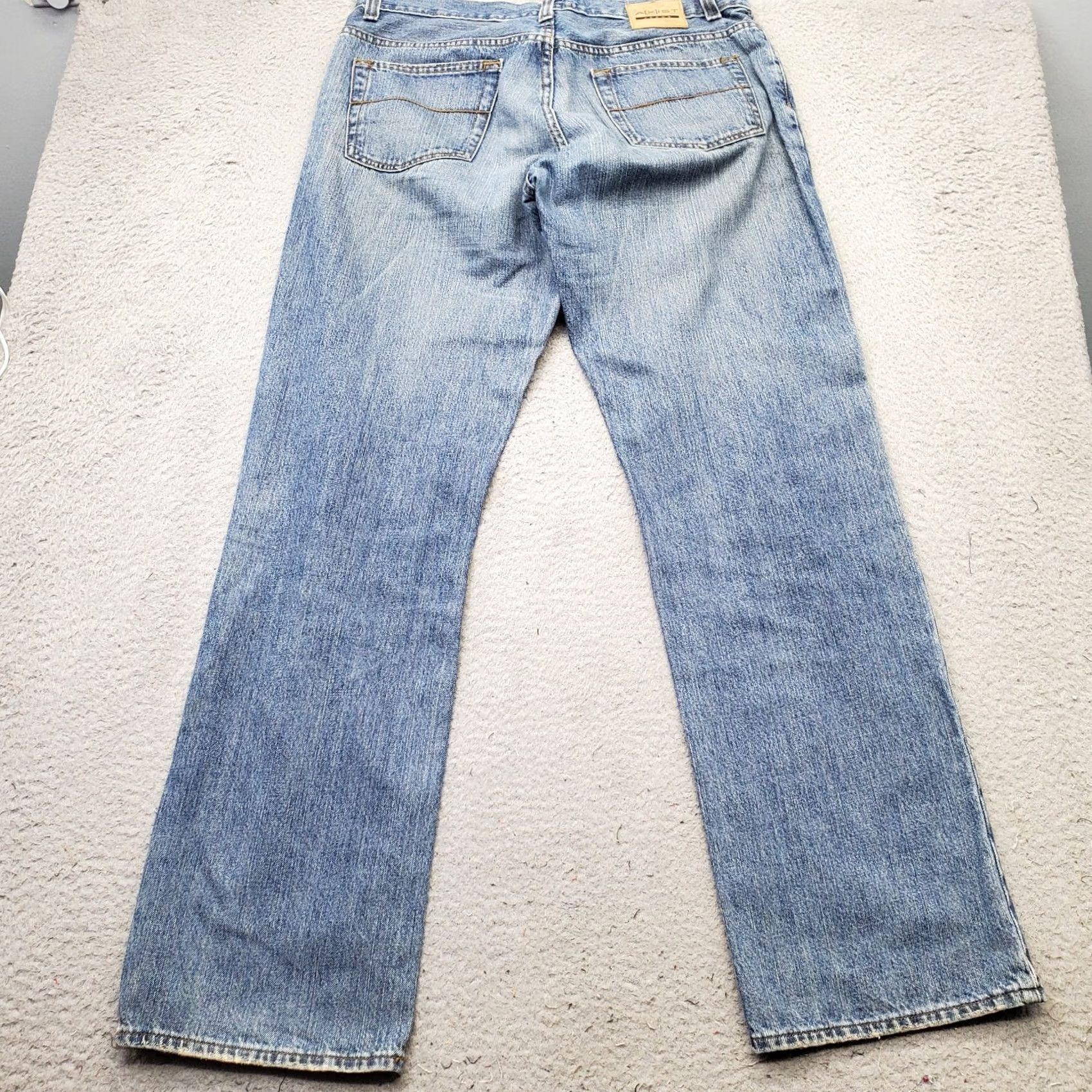 Denime Axist Jeans Mens 34x34 Blue Denim Regular Fit 5-Pocket Straight Leg Size US 34 / EU 50 - 2 Thumbnail