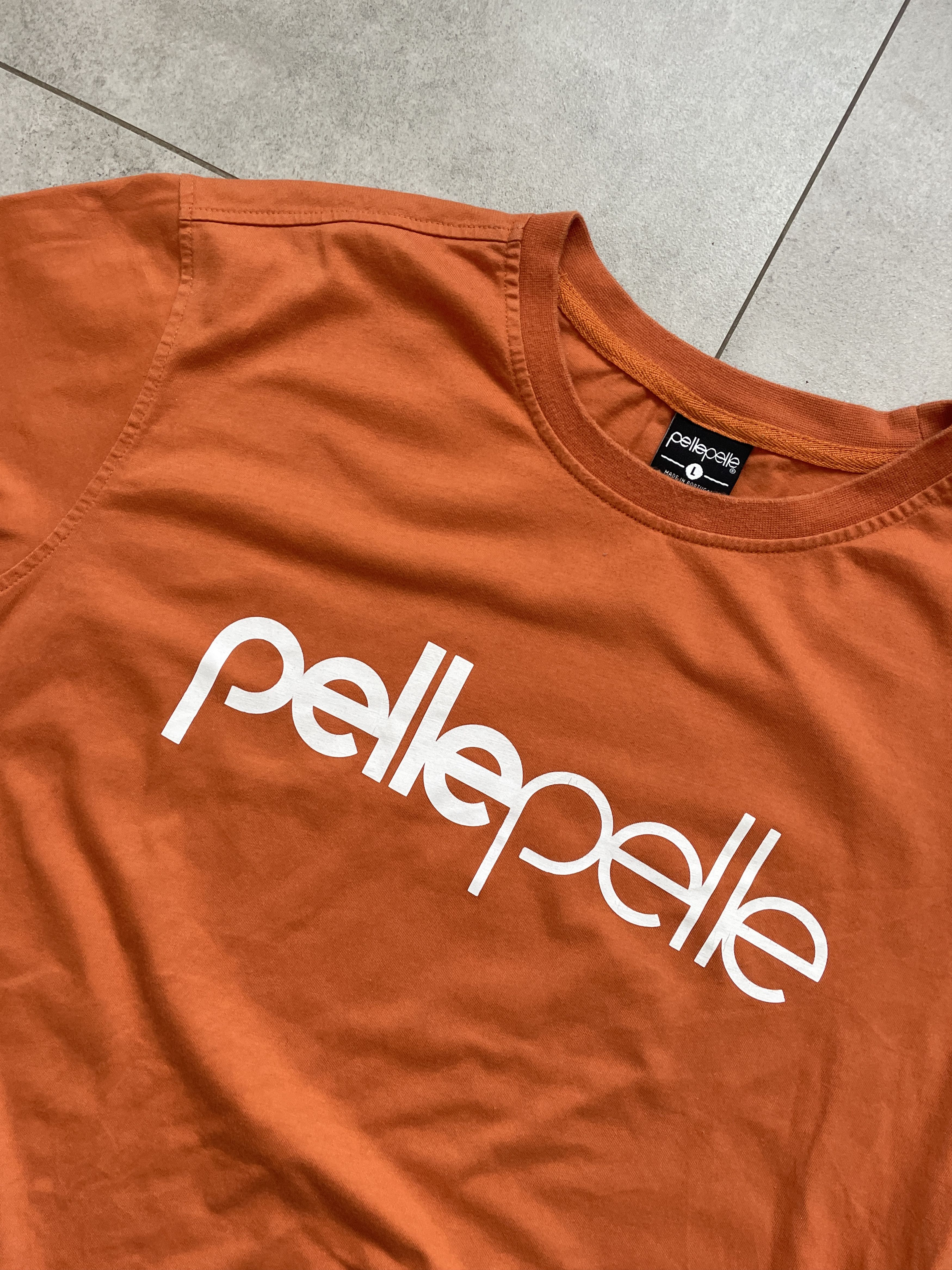 Pelle Pelle Y2K PELLE PELLE ORANGE RAP HIP HOP BAGGY TEE Size US L / EU 52-54 / 3 - 2 Thumbnail