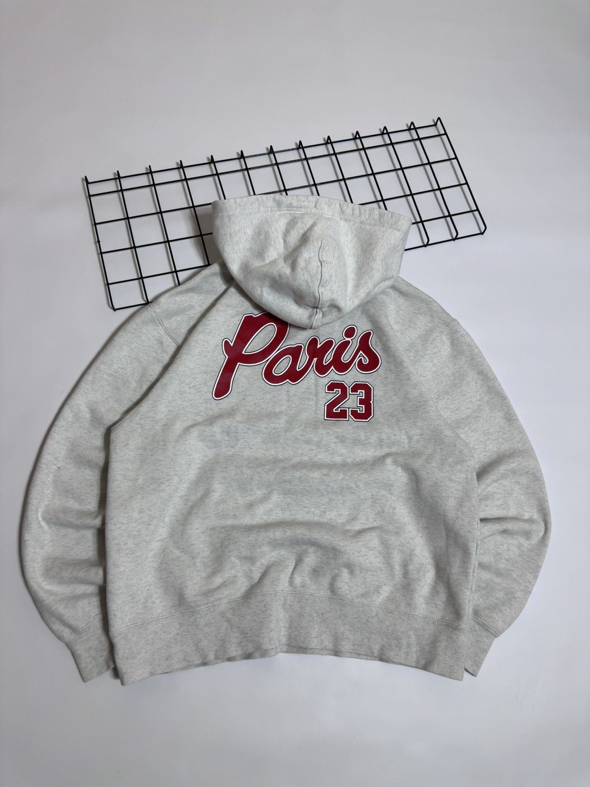 Jordan Brand Jordan x Paris Saint-Germain Pullover Hoodie Birch Heather Size US M / EU 48-50 / 2 - 4 Thumbnail