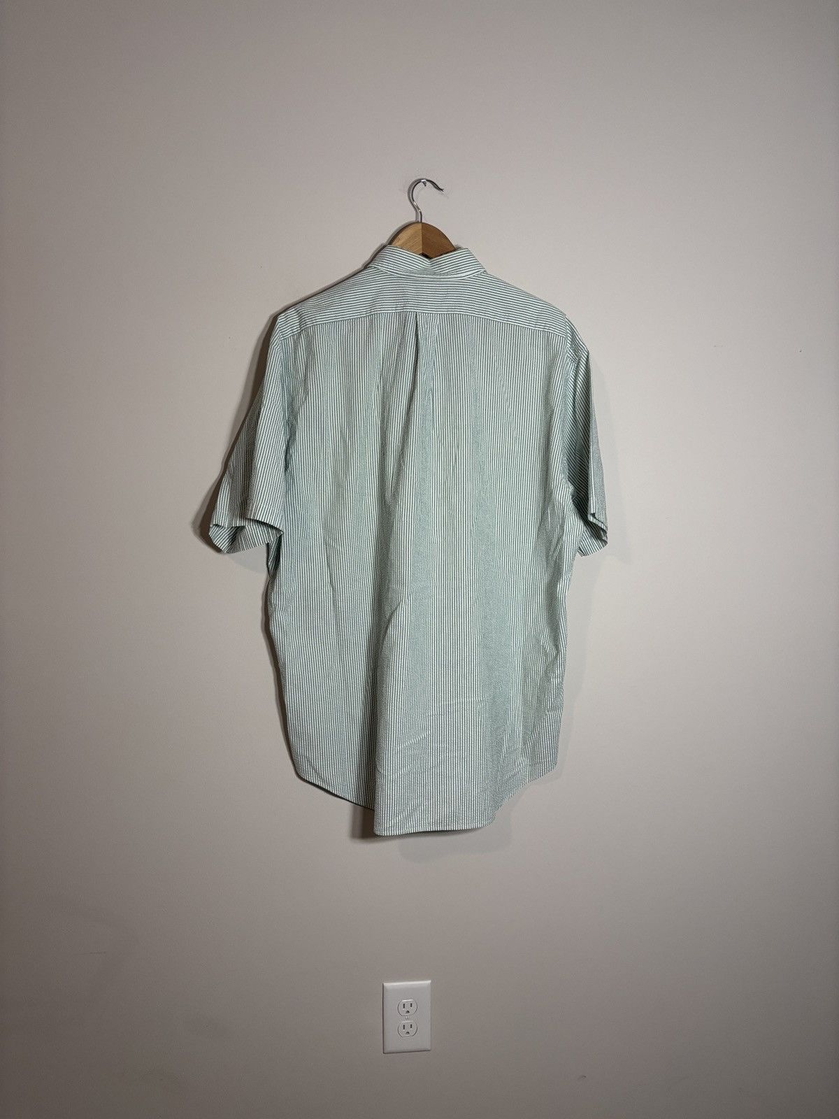 Polo Ralph Lauren Vtg Polo Ralph Lauren Blake Seersucker ShortSleeve Shirt XL Size US XL / EU 56 / 4 - 4 Thumbnail