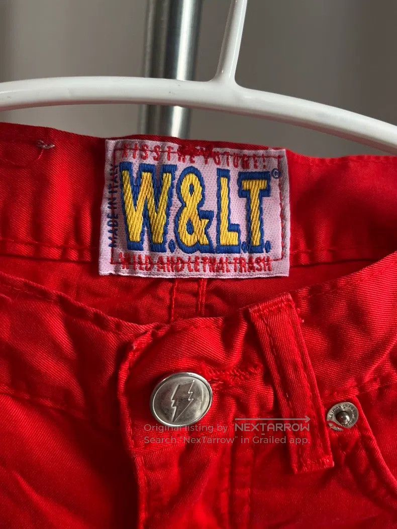 Walter Van Beirendonck Walter Van Beirendonck Mediaeval show red jeans Size US 28 / EU 44 - 4 Thumbnail