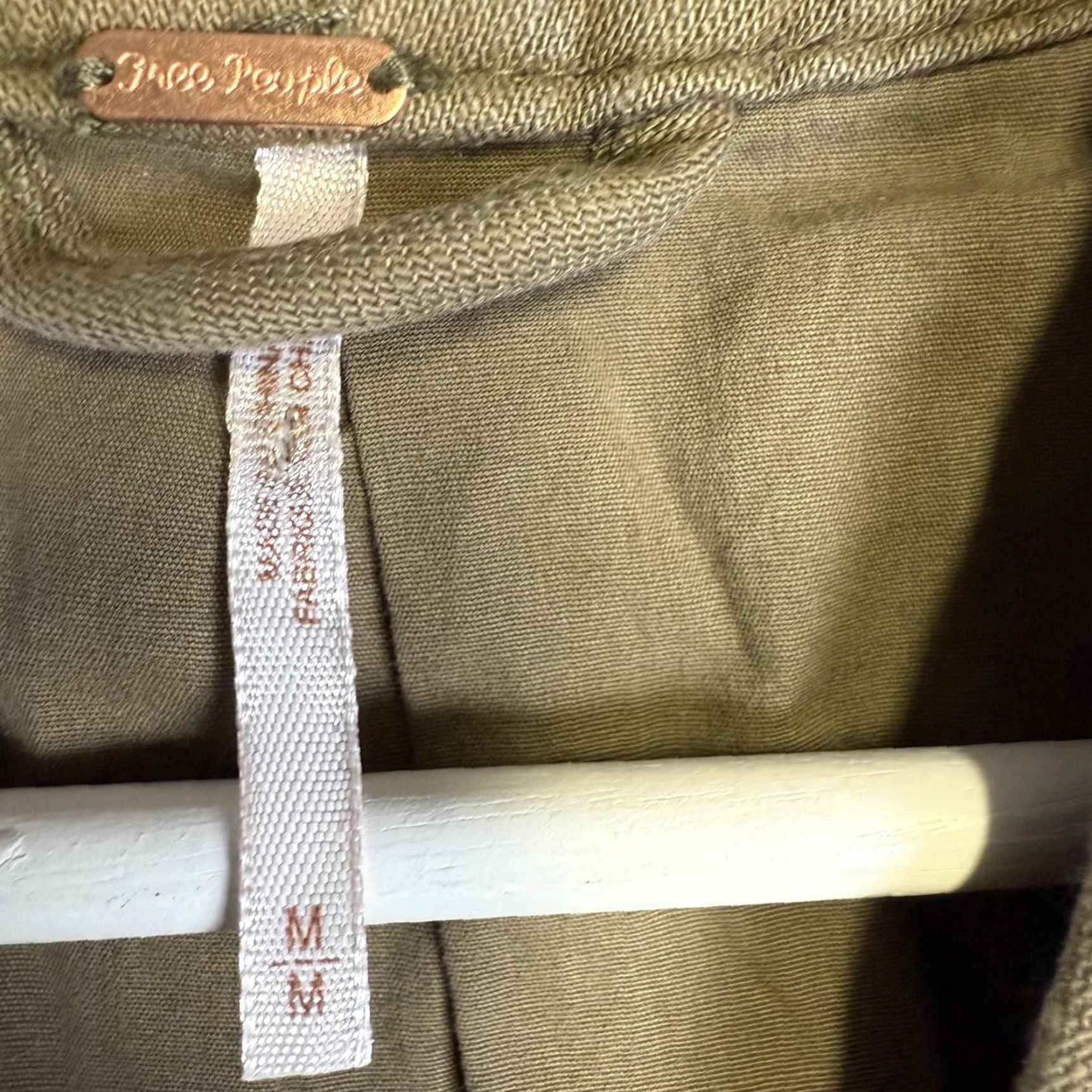 Free People Free People Jacket Women's Military Green Utility Pockets Cotton M Regular Green Military 90s? Size M / US 6-8 / IT 42-44 - 2 Thumbnail