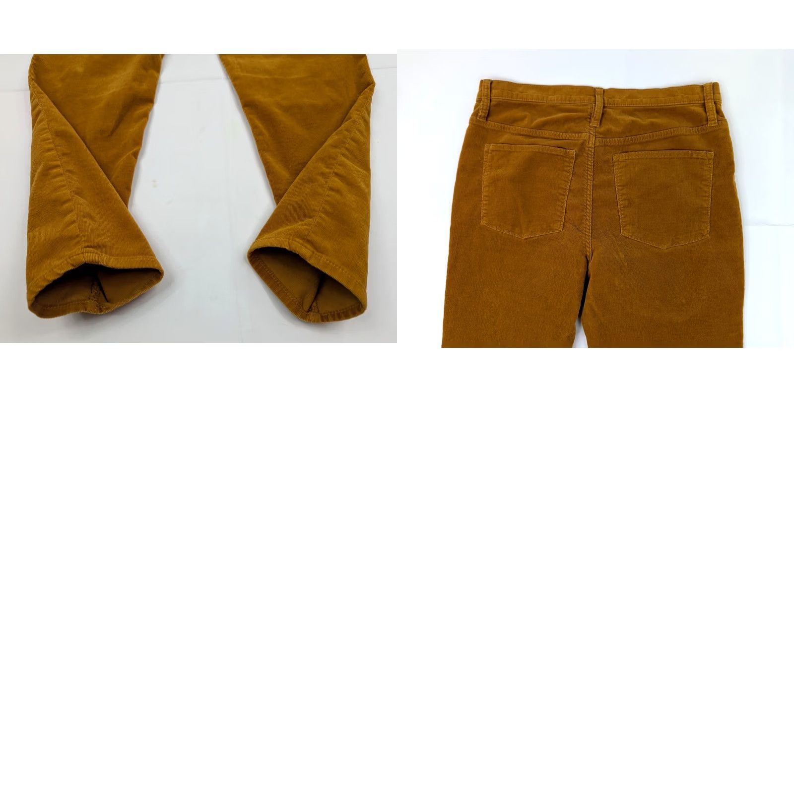 J.Crew J.CREW 9" High-Rise Skinny Pants Womens 33 Honey Mustard Corduroy Button Front Closure Shoes? Size 24" / US 00 / IT 34 - 9 Thumbnail