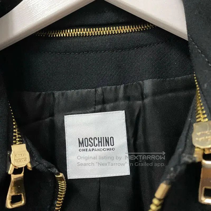 Moschino Moschino Black Long Coat for Men . Size US M / EU 48-50 / 2 - 7 Thumbnail