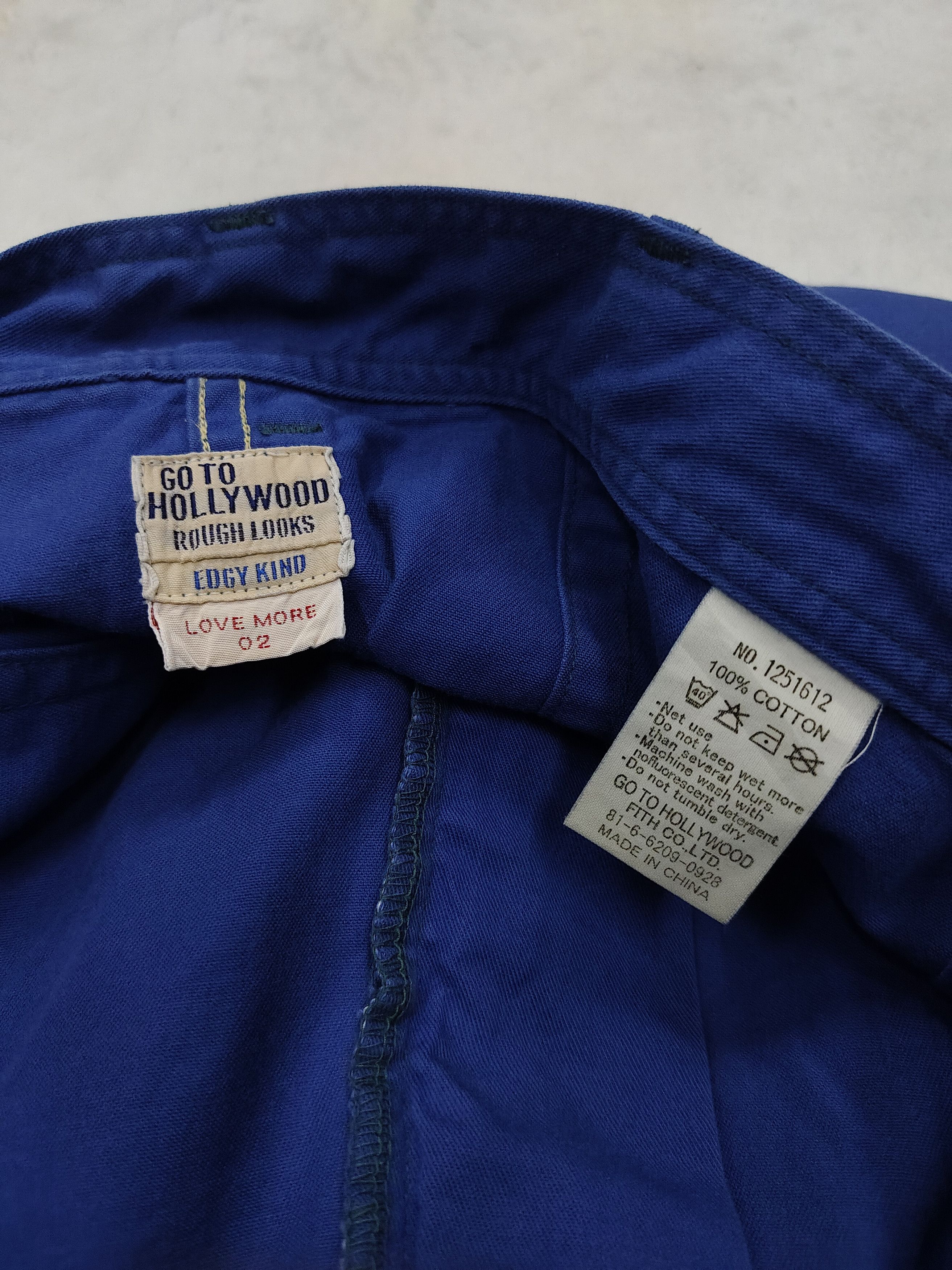 Japanese Brand Go to Hollywood Asymmetrical Pleated Wide Utility Work Pants Size US 30 / EU 46 - 5 Thumbnail