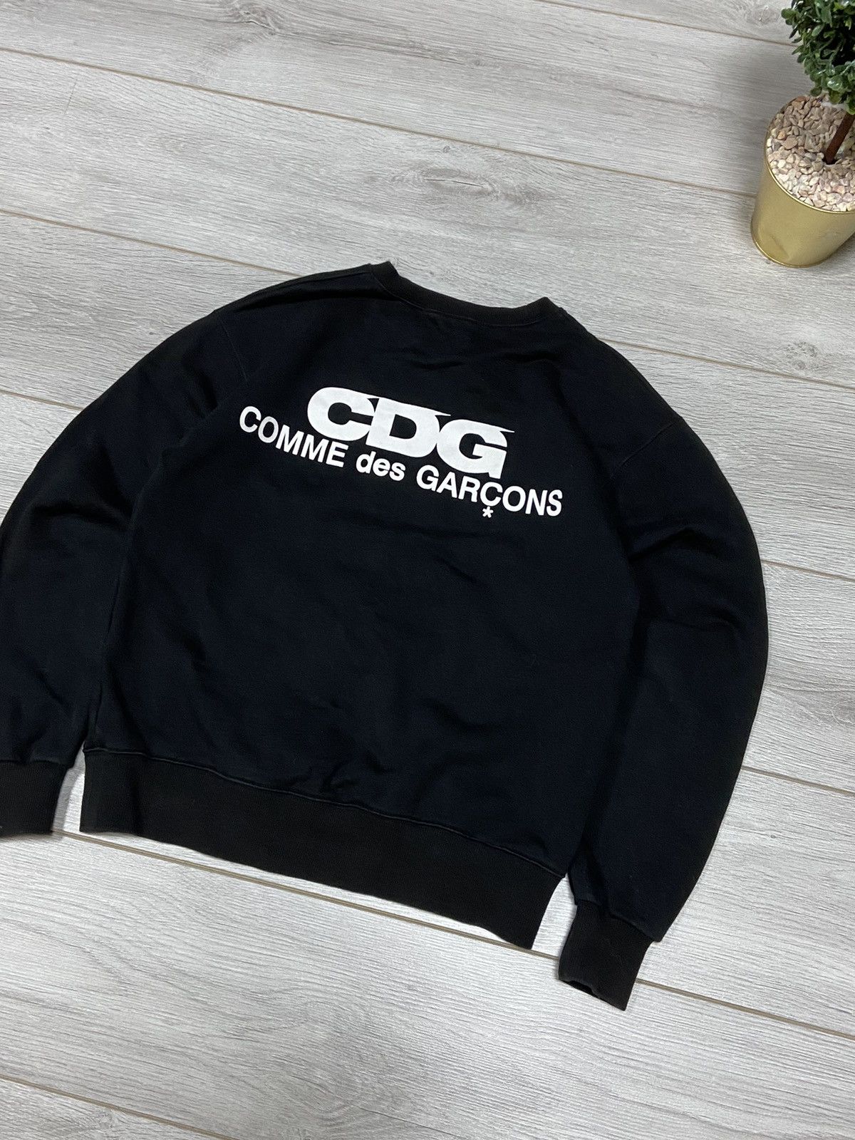 Comme des Garcons Vintage CDG Comme des Garcons Big Spell Out Sweatshirt Size US S / EU 44-46 / 1 - 4 Thumbnail