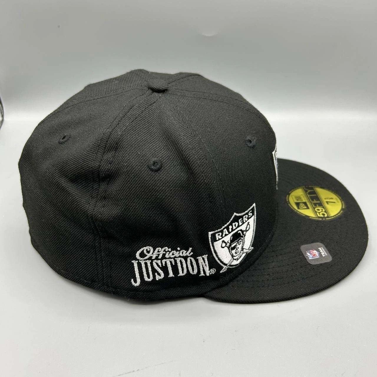 New Era Las Vegas Raiders x Just Don Hat Men 7 5/8 NFL Fitted Wool Size ONE SIZE - 6 Thumbnail