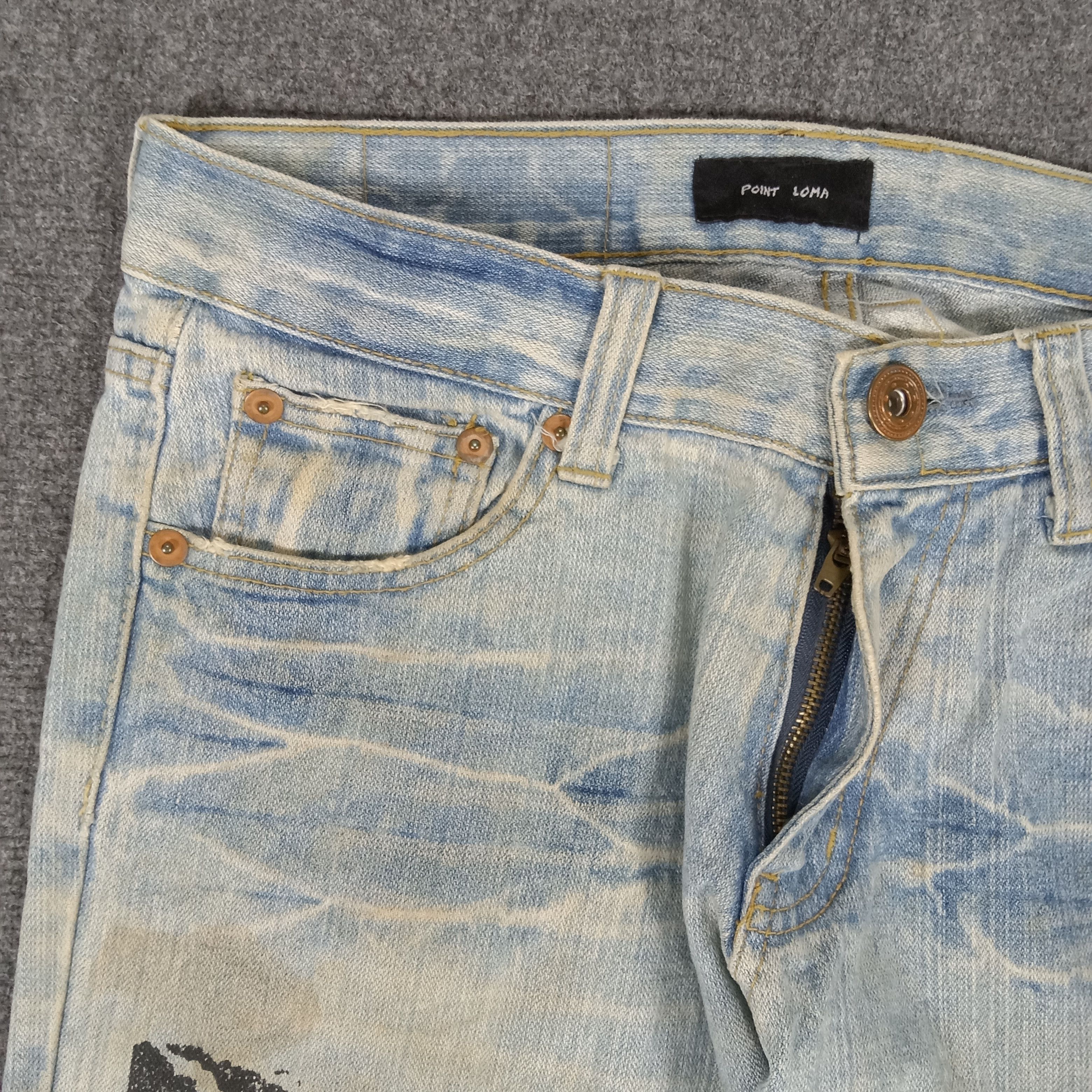 If Six Was Nine × Japanese Brand × Vintage Point Loma Japanese Brand Art Rising Denim Jeans Size US 32 / EU 48 - 5 Thumbnail