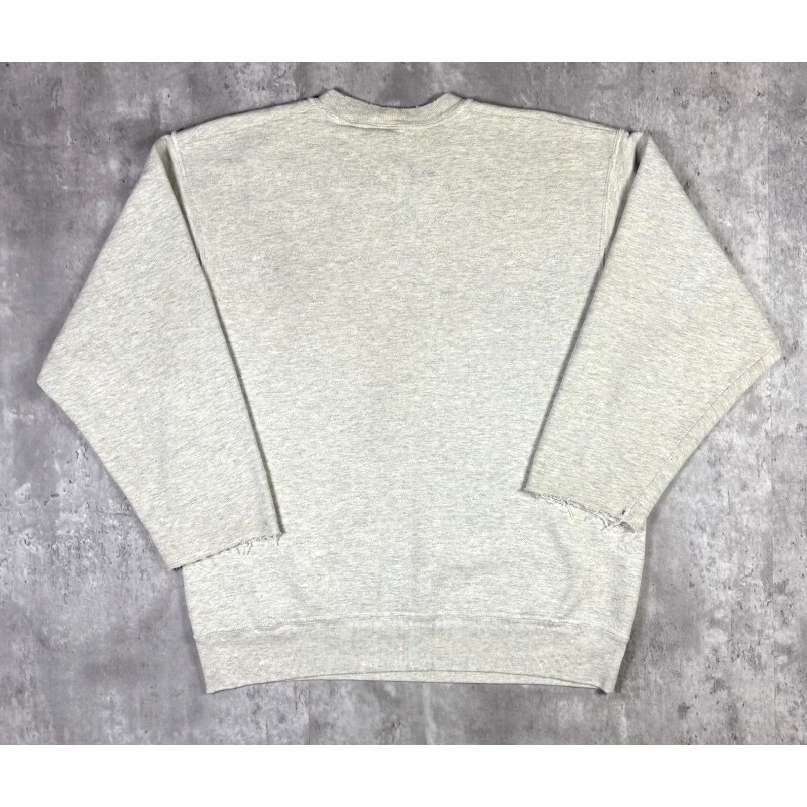 Vintage VINTAGE 90s Bloomsburg University Sweatshirt Gray Pullover Distressed Mens sz Lg Sweatshirt Size US L / EU 52-54 / 3 - 2 Thumbnail