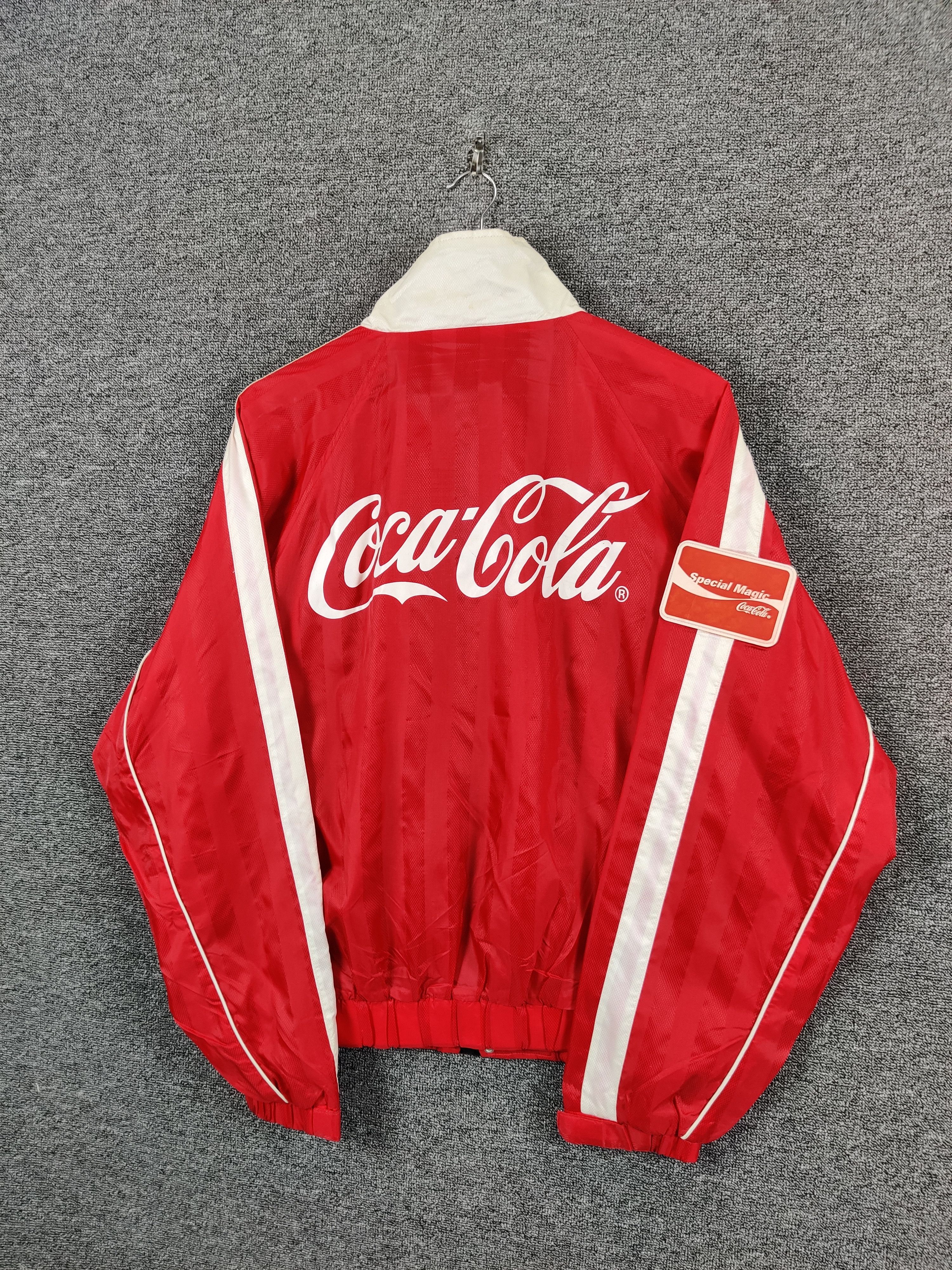 Coca Cola Vintage Coca-Cola Windbreaker Zipper Jacket Size US L / EU 52-54 / 3 - 2 Thumbnail