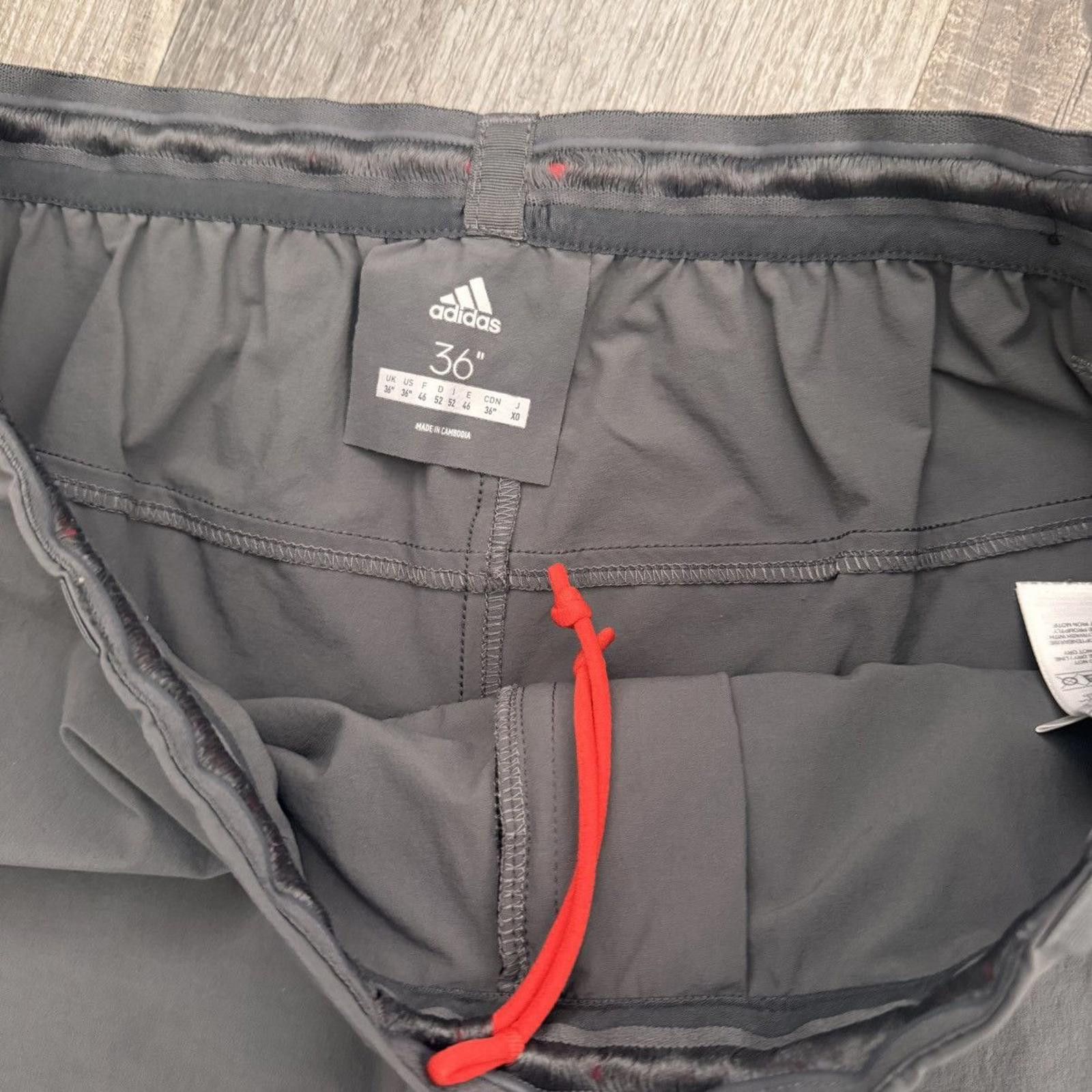 Adidas adidas • VNTG "Grey" Trousers (L) Size US 34 / EU 50 - 3 Thumbnail