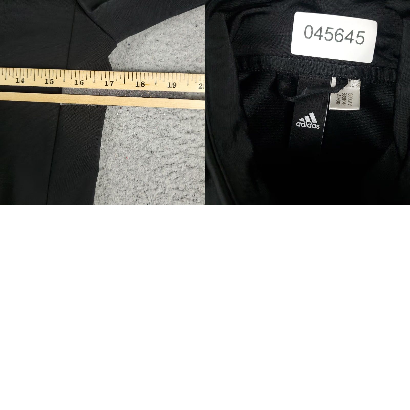 Adidas Adidas Jacket Womens XS Black White Casual Full Zip Track Jacket - Regular Fit, Pockets, Sport Everyday Size XS / US 0-2 / IT 36-38 - 8 Thumbnail