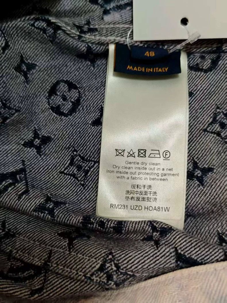 Louis Vuitton Louis Vuitton Washed tasseled print denim jacket Size US M / EU 48-50 / 2 - 5 Thumbnail