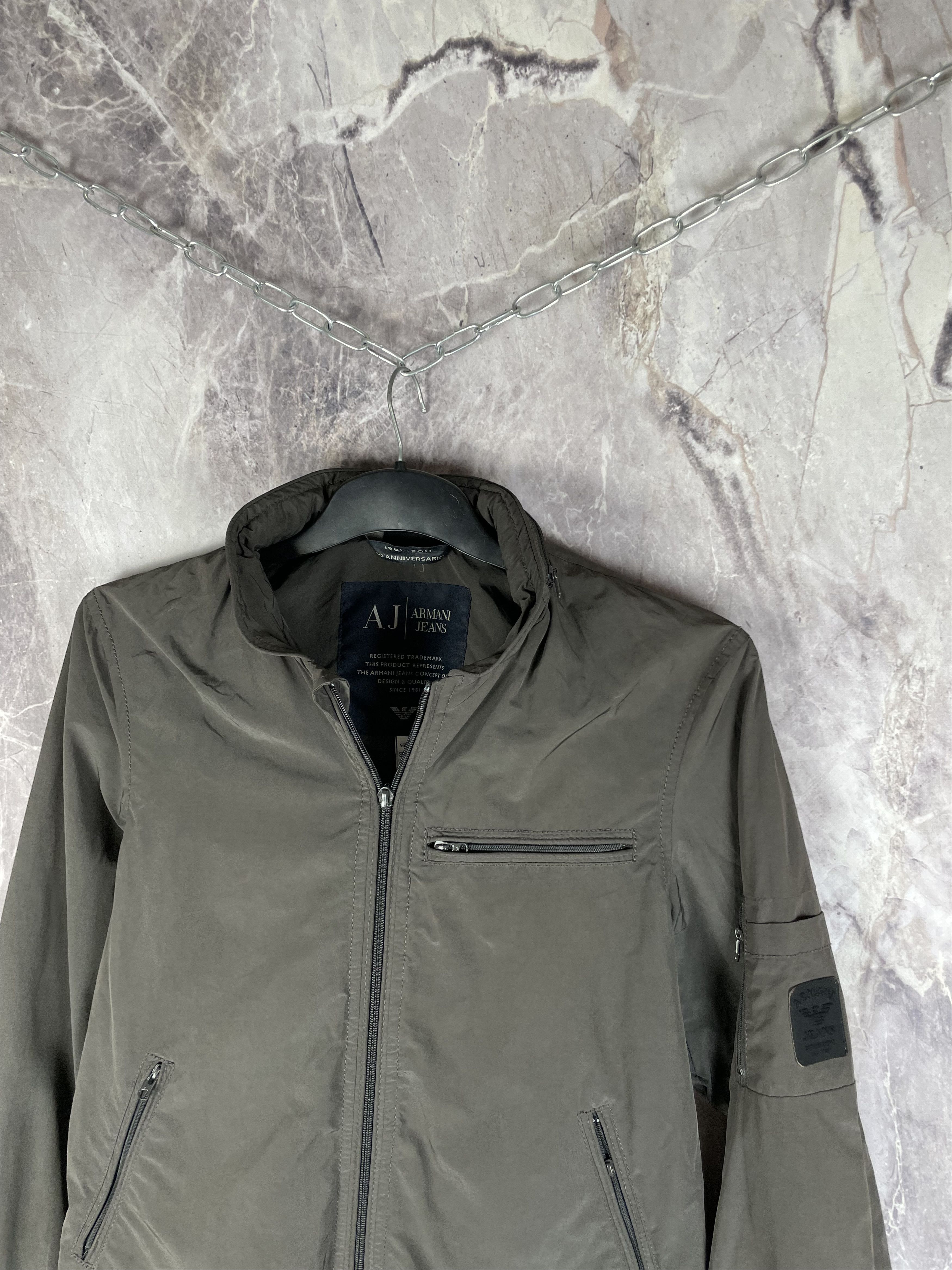 Armani Vintage ARMANI Jacket Bomber Size US S / EU 44-46 / 1 - 3 Thumbnail
