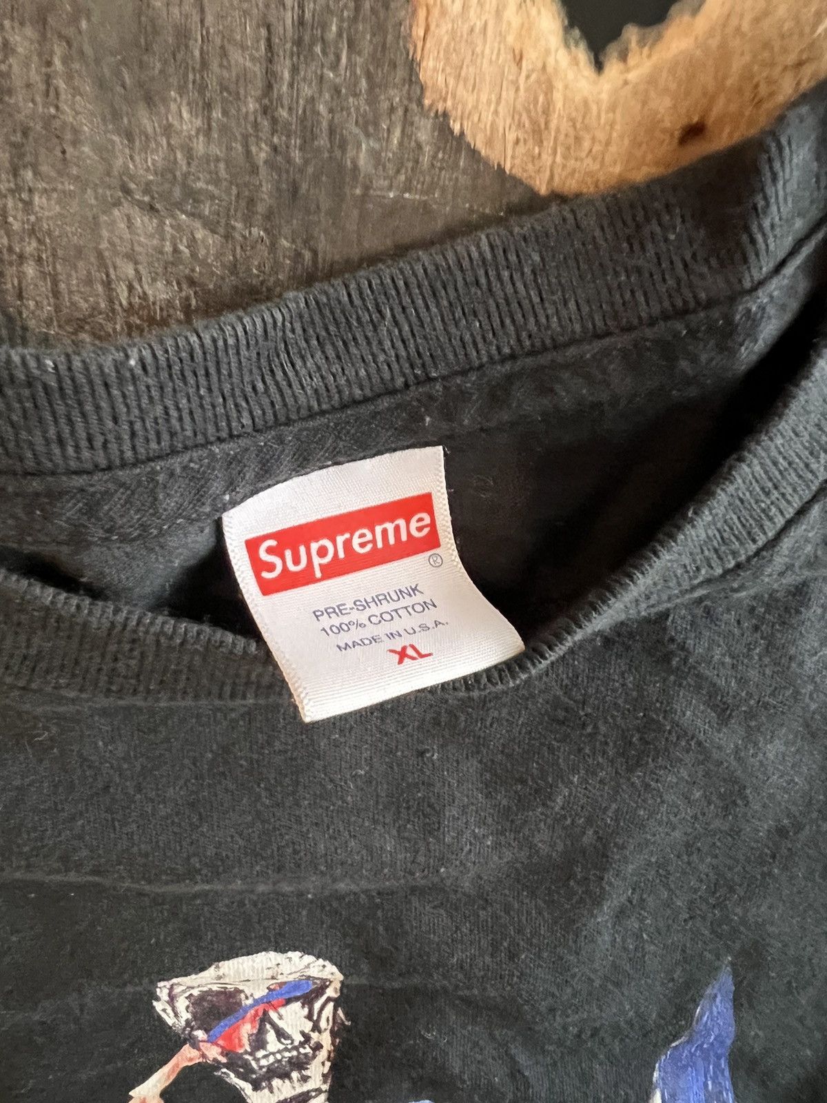 Supreme Supreme Skeleton Tee Black XL SS21 | Grailed